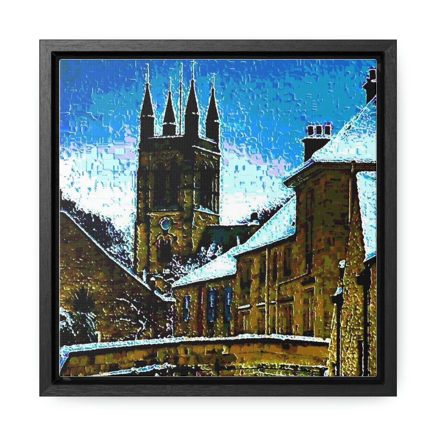 Gallery Canvas Wraps, Square Frame ... Walikng The Streets & Alleys ... 'Strolling The Canals ... '  ... Original Works  ...