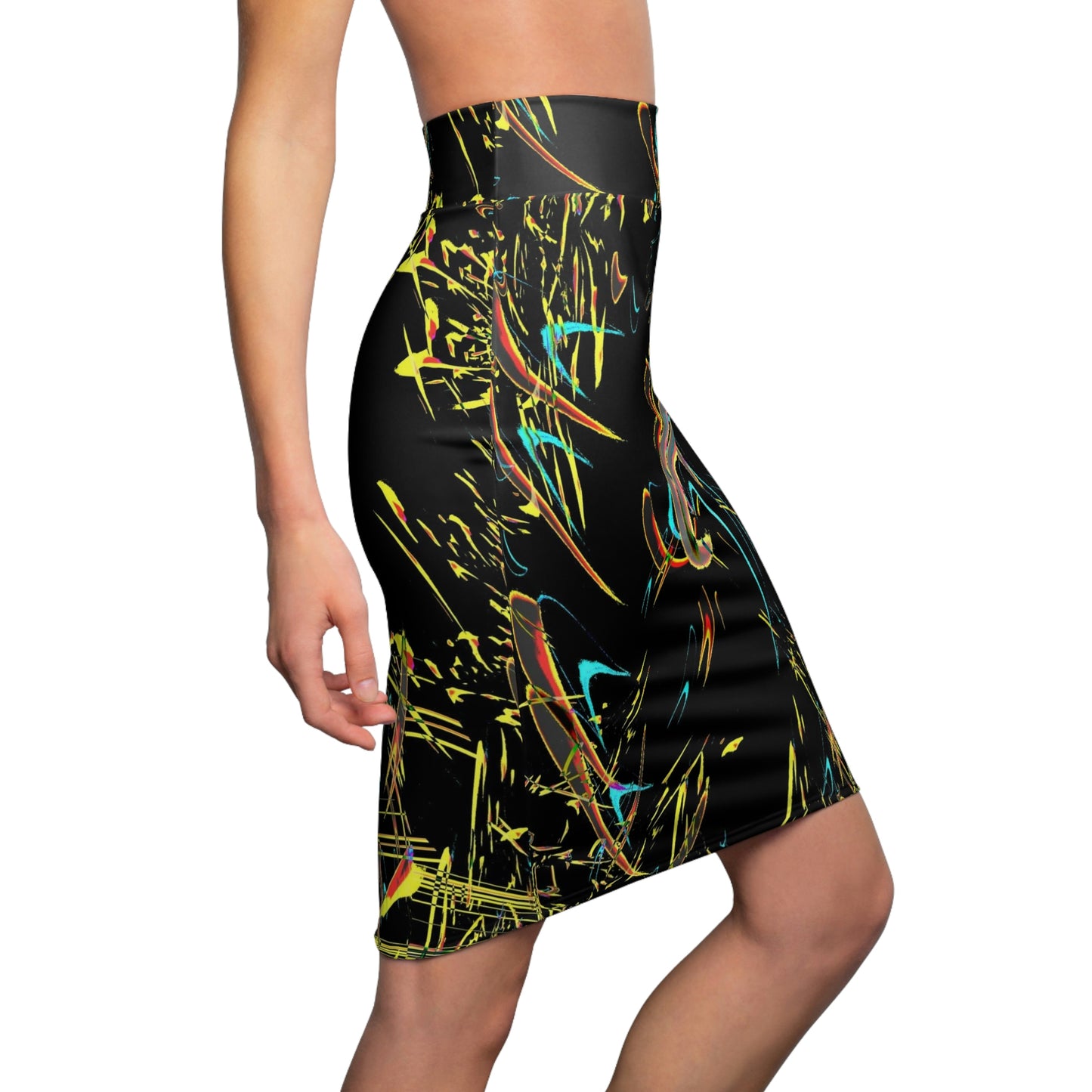 Women's Pencil Skirt ... "Waning Moon" ... Central Idaho ... October 2022 ... Rendering Time: 22 Hours ... Original Works ...