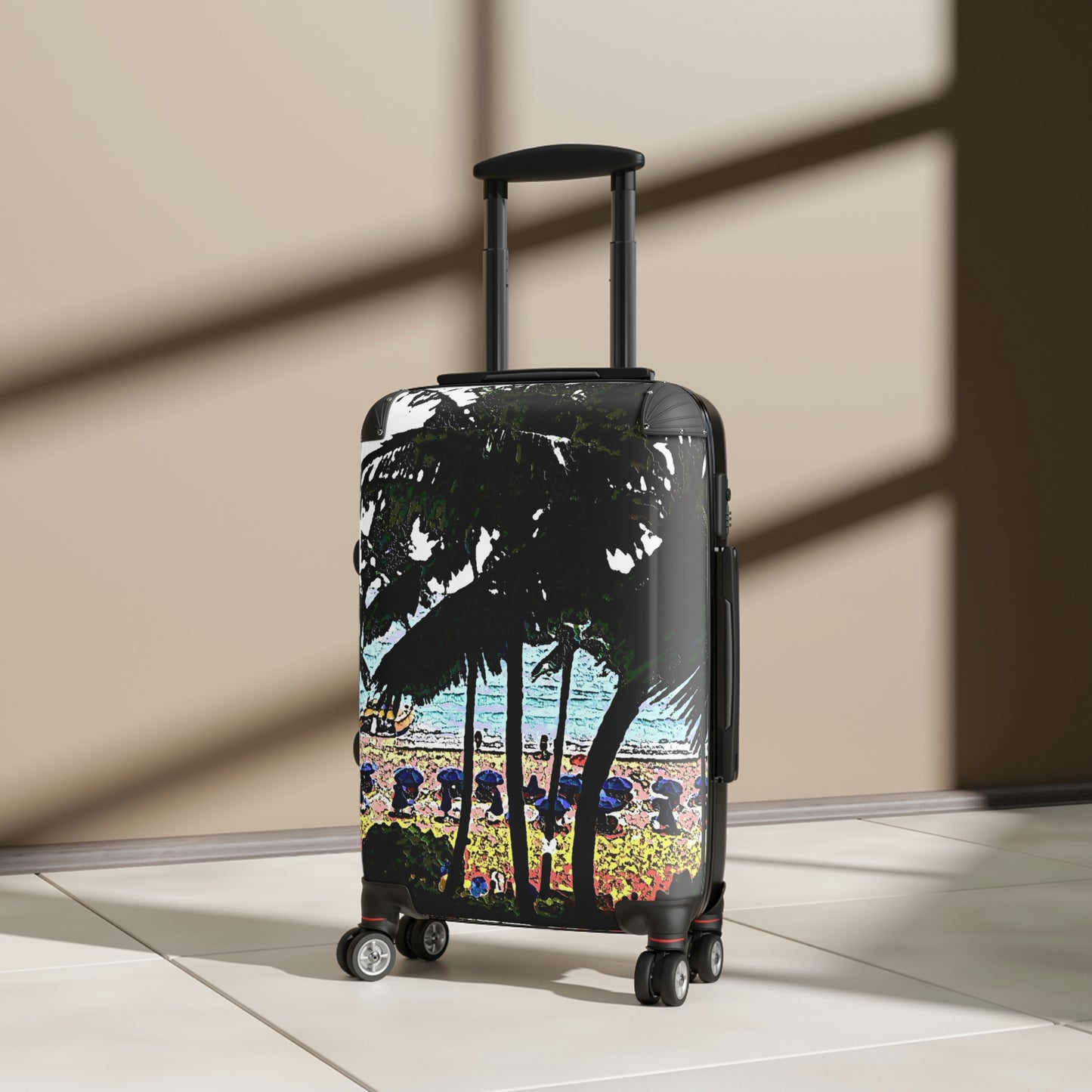 Suitcases ... "A Beautiful Beach Amongst The Palms" ... The Outrigger Waikiki, Honolulu, Oahu ... Original Works ...