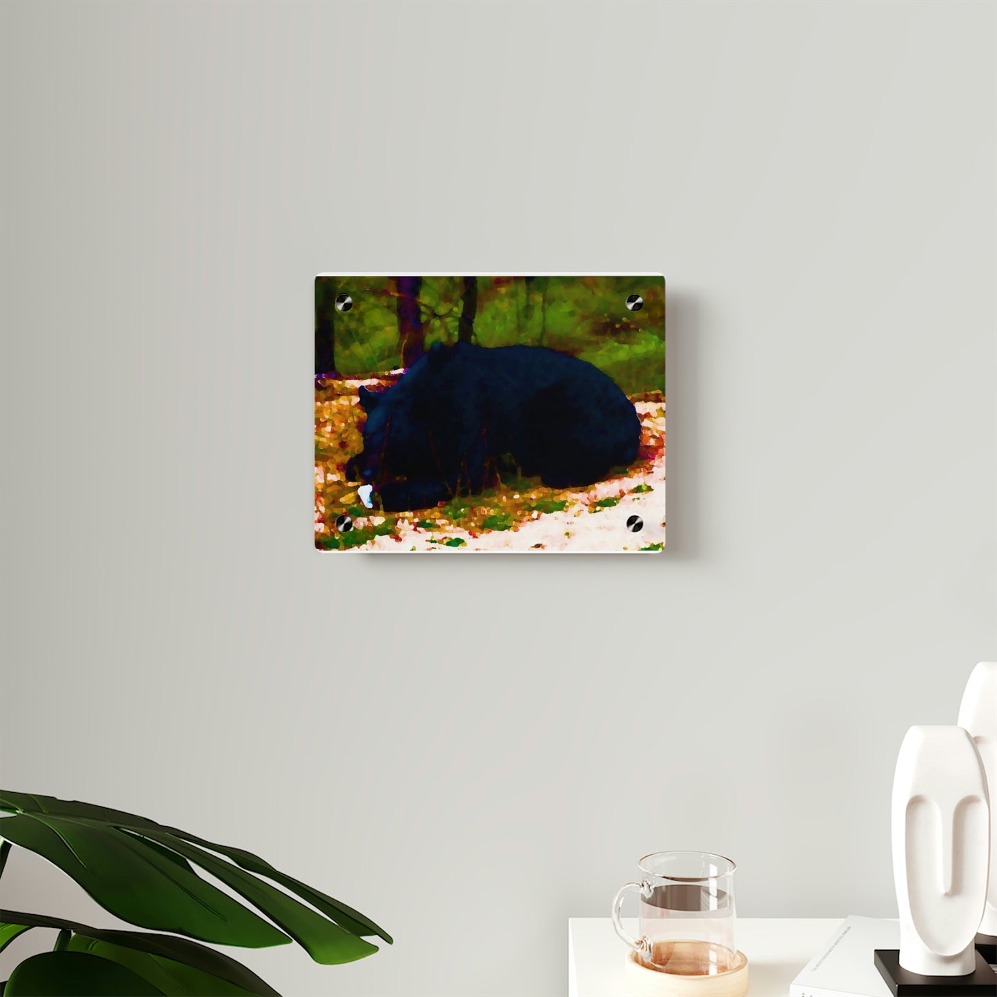 Acrylic Wall Art Panels ... RCY: "Rhett Creek Yogi ... '500 Lbs Of Autumn Season Hunger' ..."  ... September 2022 ... Central Idaho ... Original Works ...