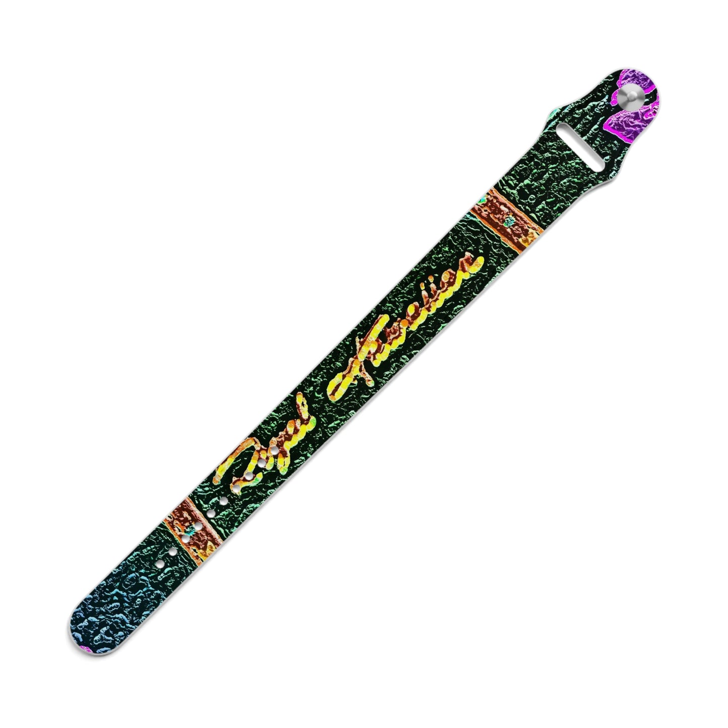 Faux Leather Wristband ... "La Grande Entree" At: 'The Pink Palace' ... The Royal Hawai'ian ... Honolulu, HI ... '27Oct2014' ... Original Works ...