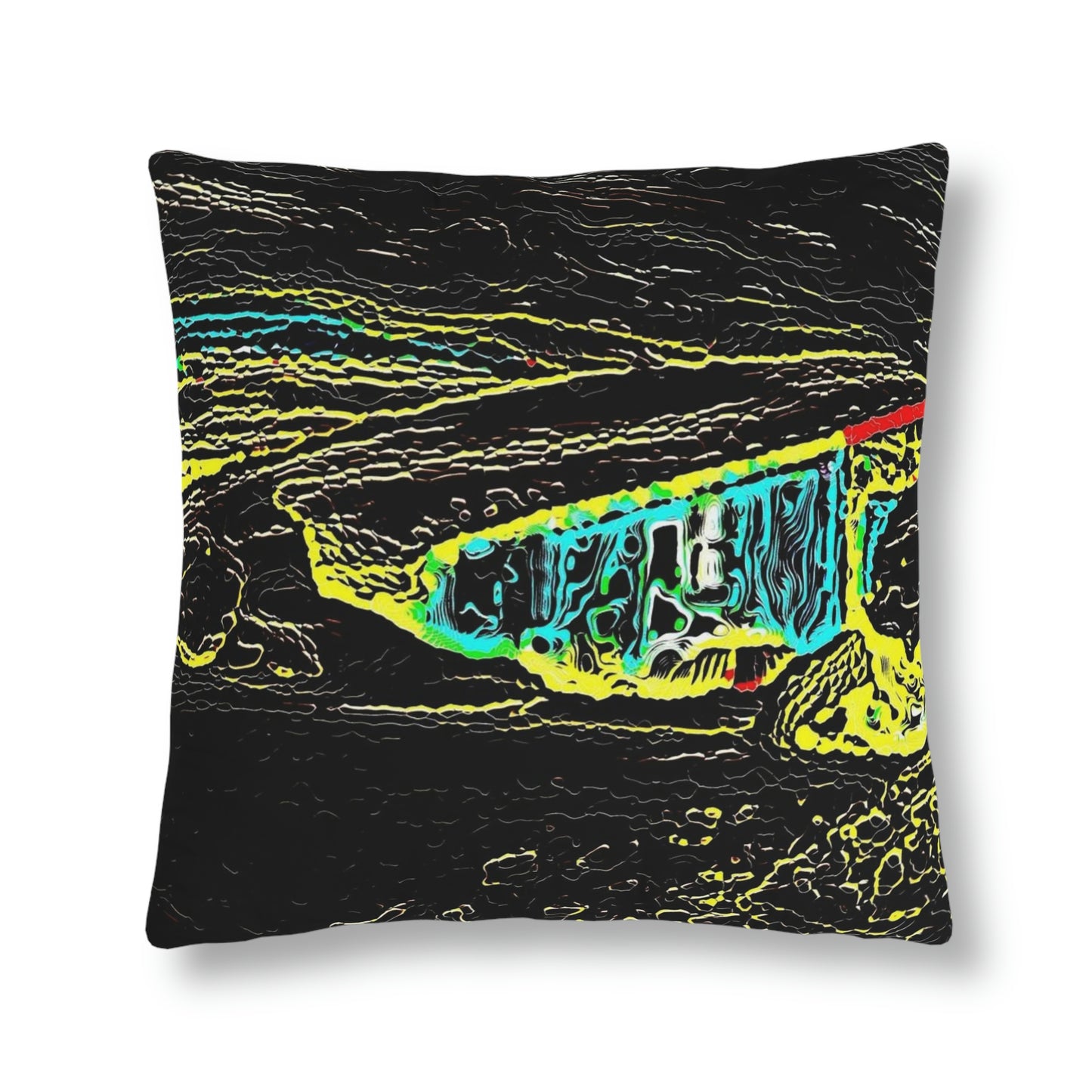Waterproof Pillows ...  "Snow Vehicle In Snow Storm At-Rest" ... Circa 12Mar23 ... Central Idaho ... 18-Hours Rendering Time: Original Works ...