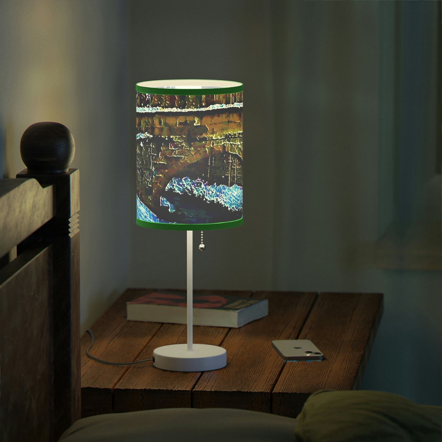 Lamp on a Stand, US|CA plug ... Walikng The Streets & Alleys ... 'Strolling The Canals ... '  ... Original Works  ...