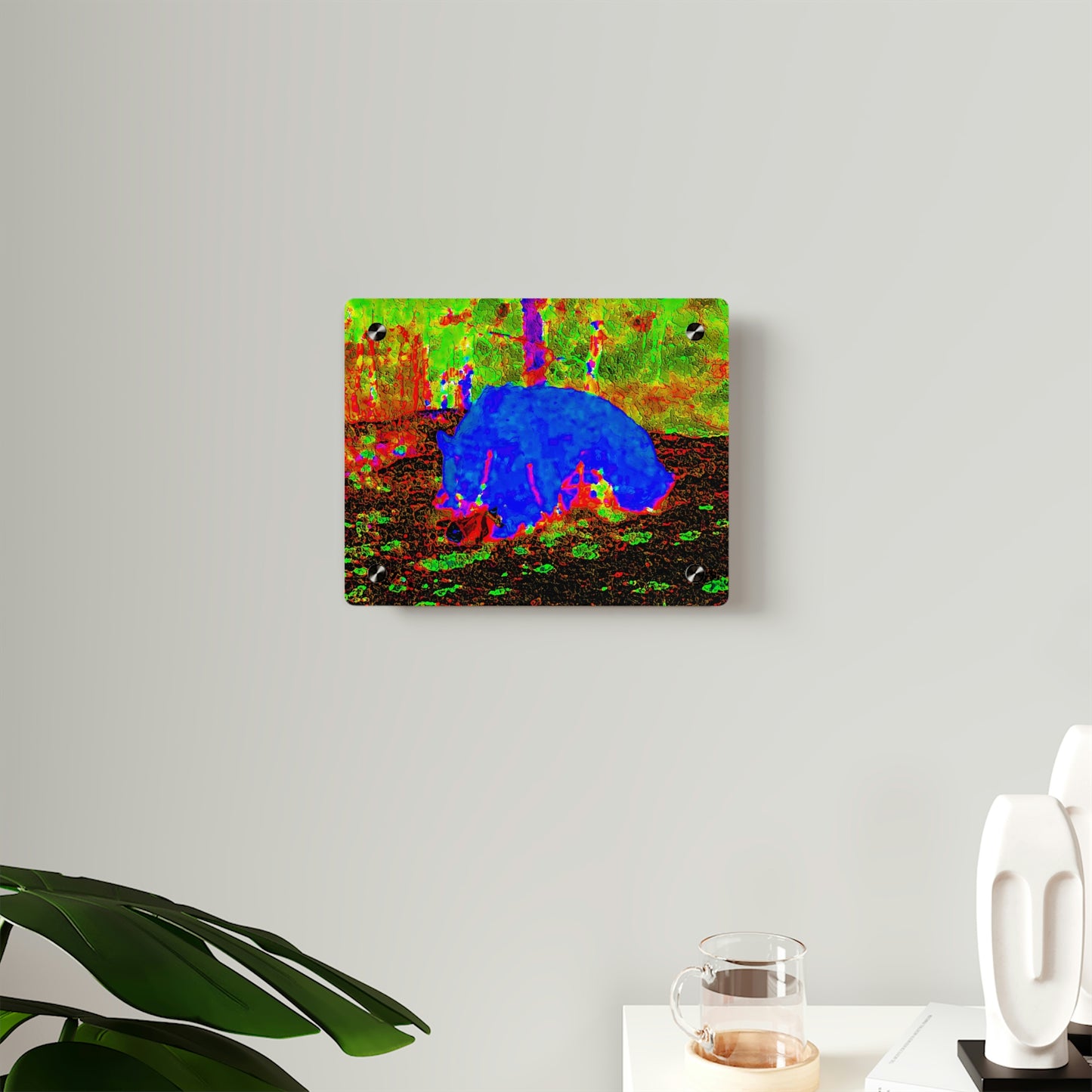Acrylic Wall Art Panels ... RCY: "Rhett Creek Yogi ... '500 Lbs Of Autumn Season Hunger' ..."  ... September 2022 ... Central Idaho ... Original Works ...