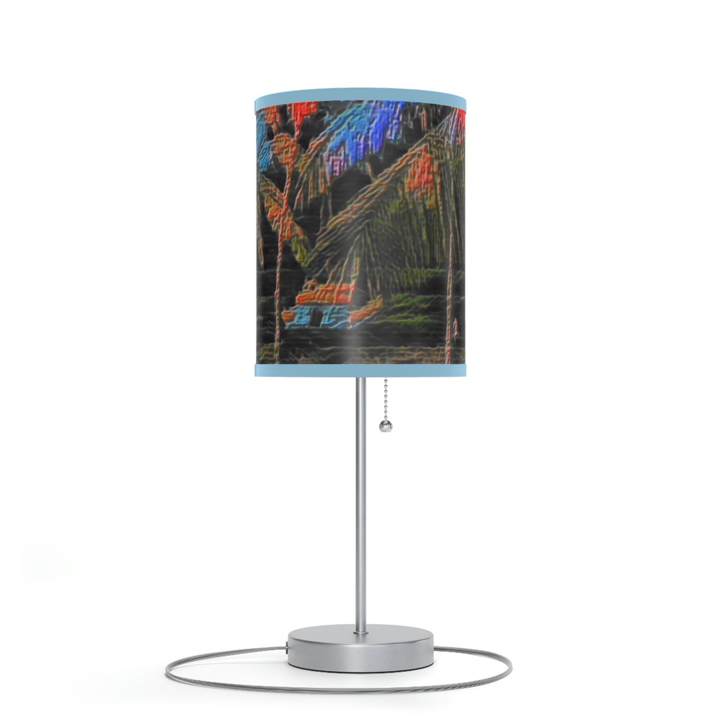 Lamp on a Stand, US|CA plug ... "The Royal Hawai'ian: Waikiki Beach_Beach" ... Honolulu, HI ... Ocotber 2014 (Halloween) ... Original Works ...