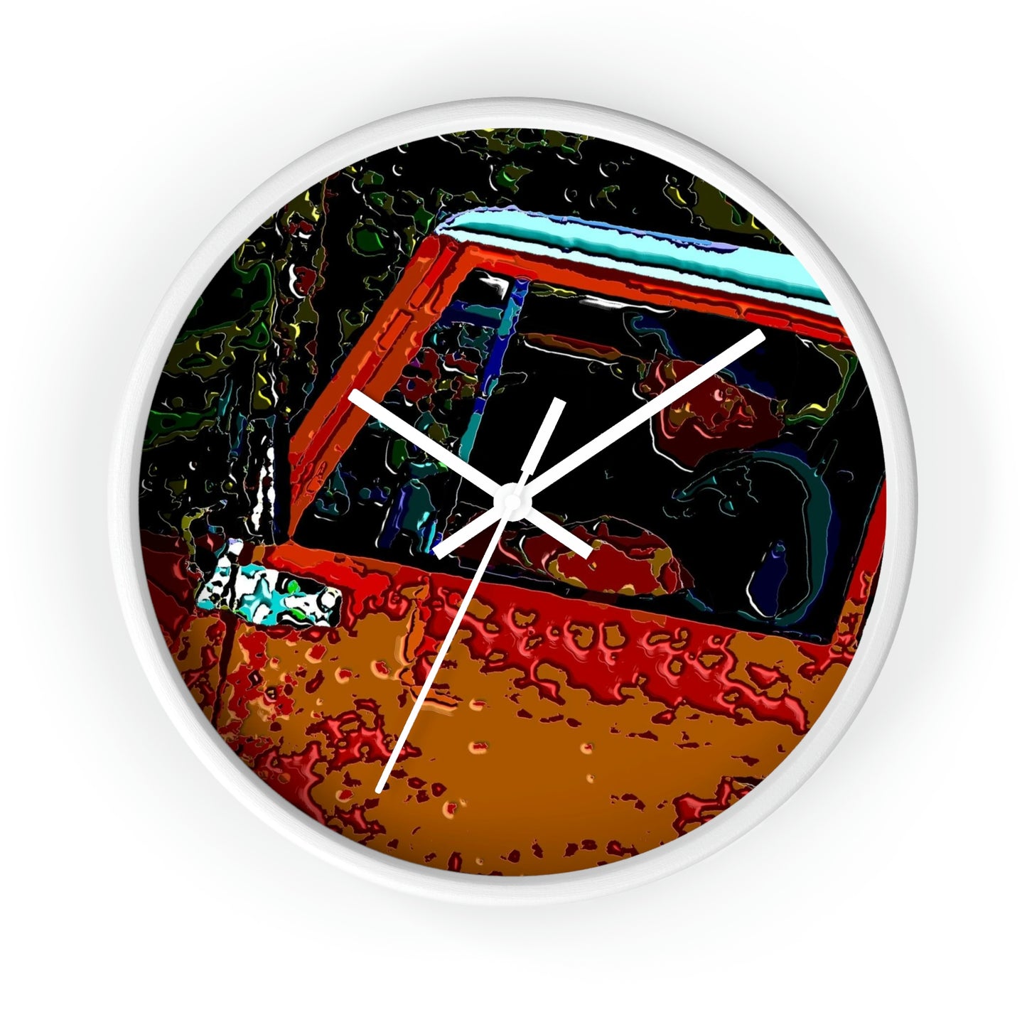 Wall clock ... How-To-Drive-Idaho's-Mountain_Roads ... "Like A Professional" ... "Truckin' Like The Doo-Dah-Man" ...