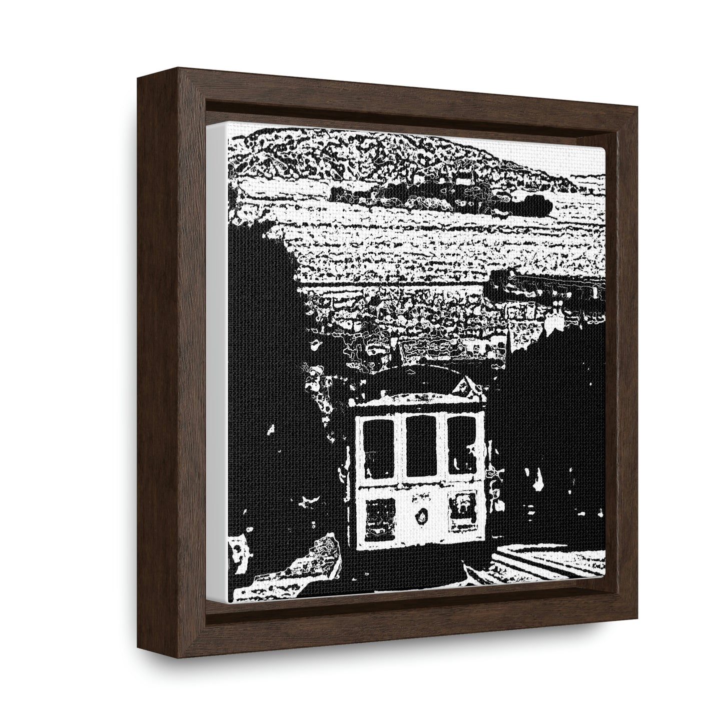 Gallery Canvas Wraps, Square Frame /// San Francisco ... 'A Rice-A-Roni-A-San Francisco Treat' ... "A Cable Car Classic" ... Family Archives: 1973 ... Original Works ...