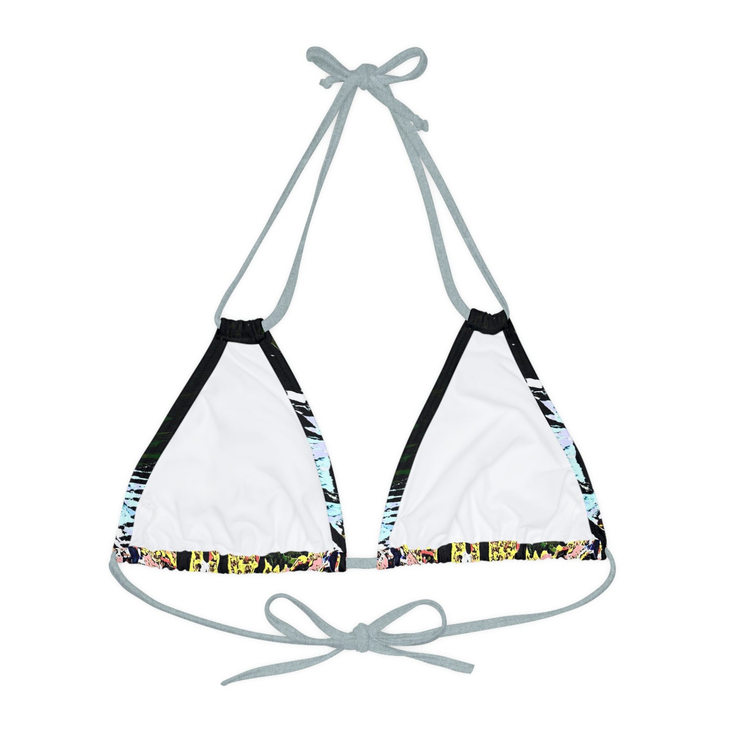 Strappy Triangle Bikini Top ... "A Beautiful Beach Amongst The Palms" ... The Outrigger Waikiki, Honolulu, Oahu ... Original Works ...