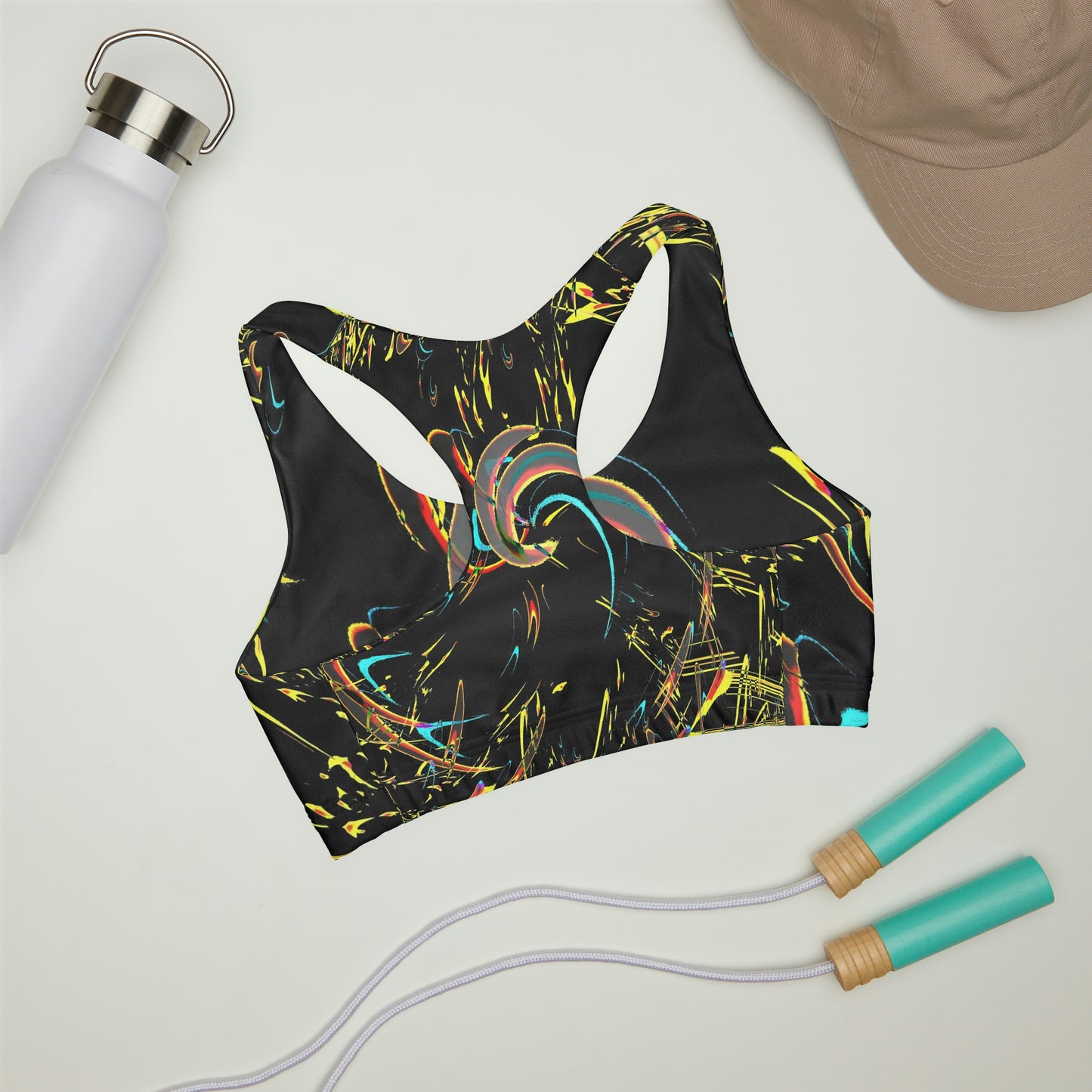 Girls' Double Lined Seamless Sports Bra ... "Waning Moon" ... Central Idaho ... October 2022 ... Rendering Time: 22 Hours ... Original Works ...