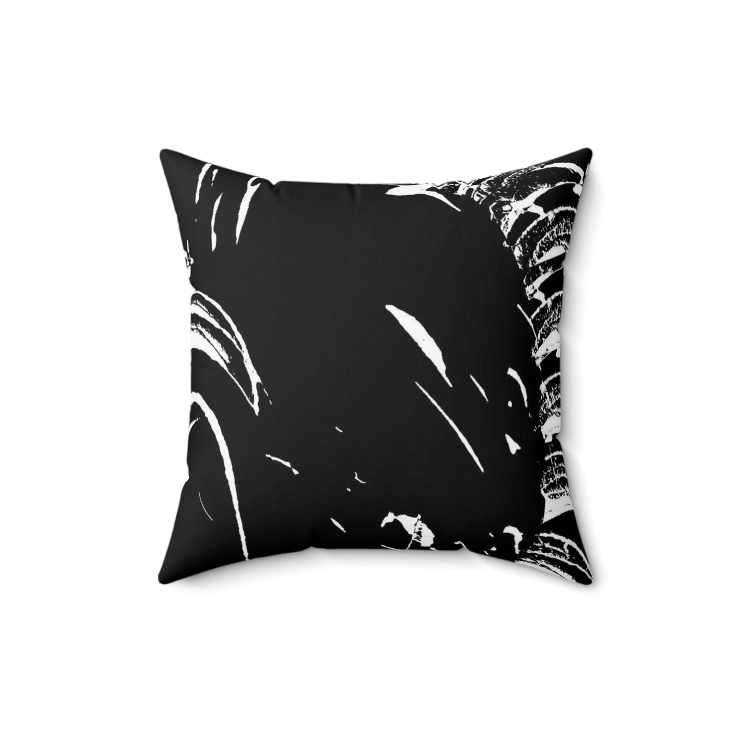 Spun Polyester Square Pillow ... "Waning Moon" ... Central Idaho ... October 2022 ... Rendering Time: 22 Hours ... Original Works ...