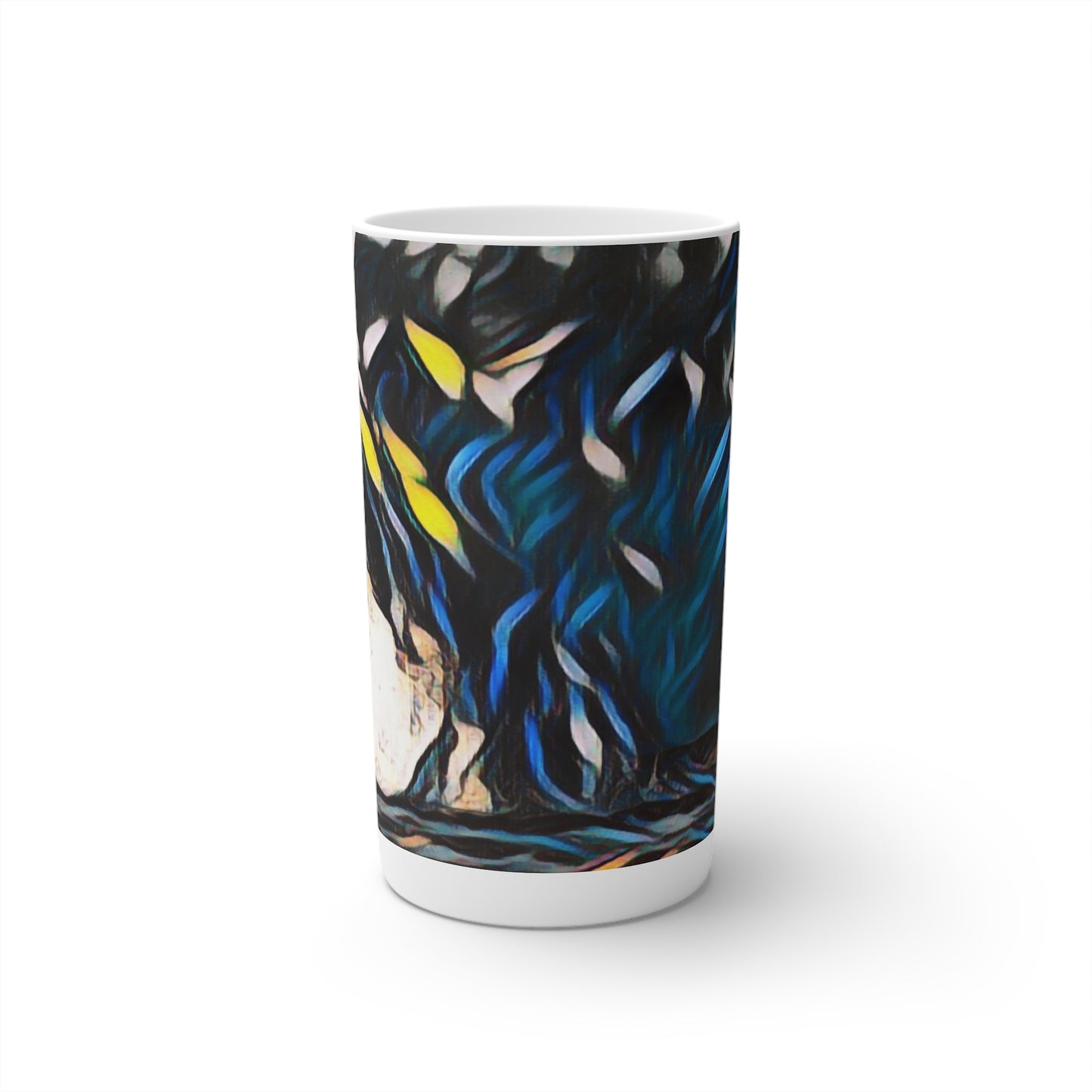 Conical Coffee Mugs (3oz, 8oz, 12oz) ... "Ken's Favourite Humpback Breach" ... Circa: 21st Century ... Maui, HI ... Original Works ...