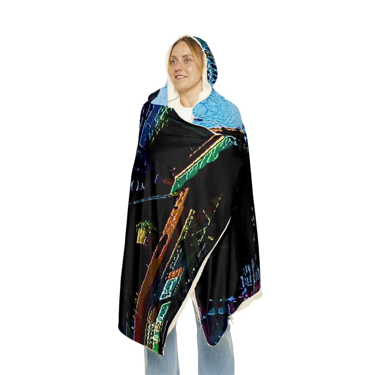 Snuggle Blanket ...  Pioneer Square & Smith Tower ... 'That World Famous View' ... Colleague Supplied Photo ... Original Works ...