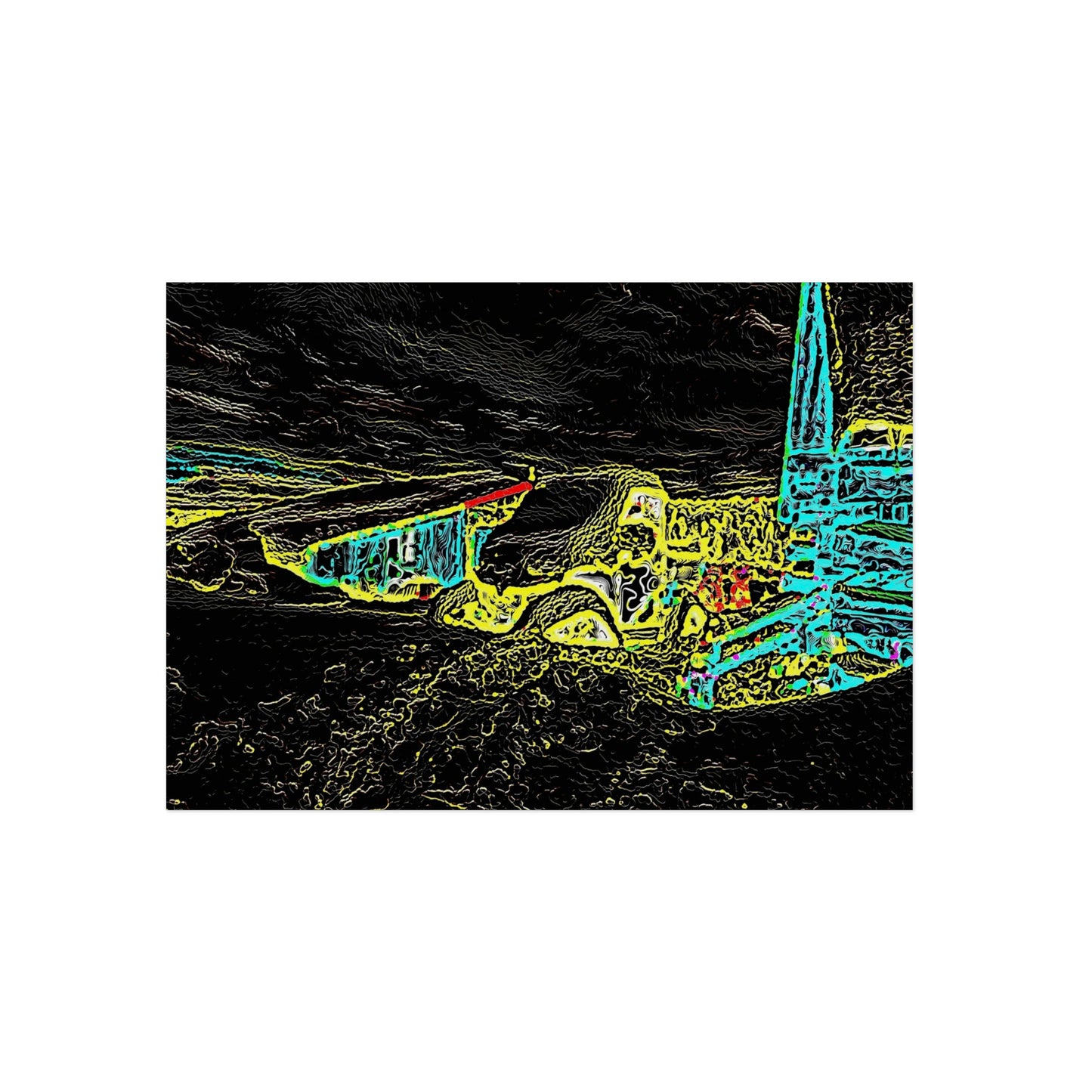 Aluminum Composite Panels ... Polaris Ranger-Tracker Parked: 'In-The-Snow' ... April 2023, Central Idaho ... Original Works: 20 Hours Rendering Time ...