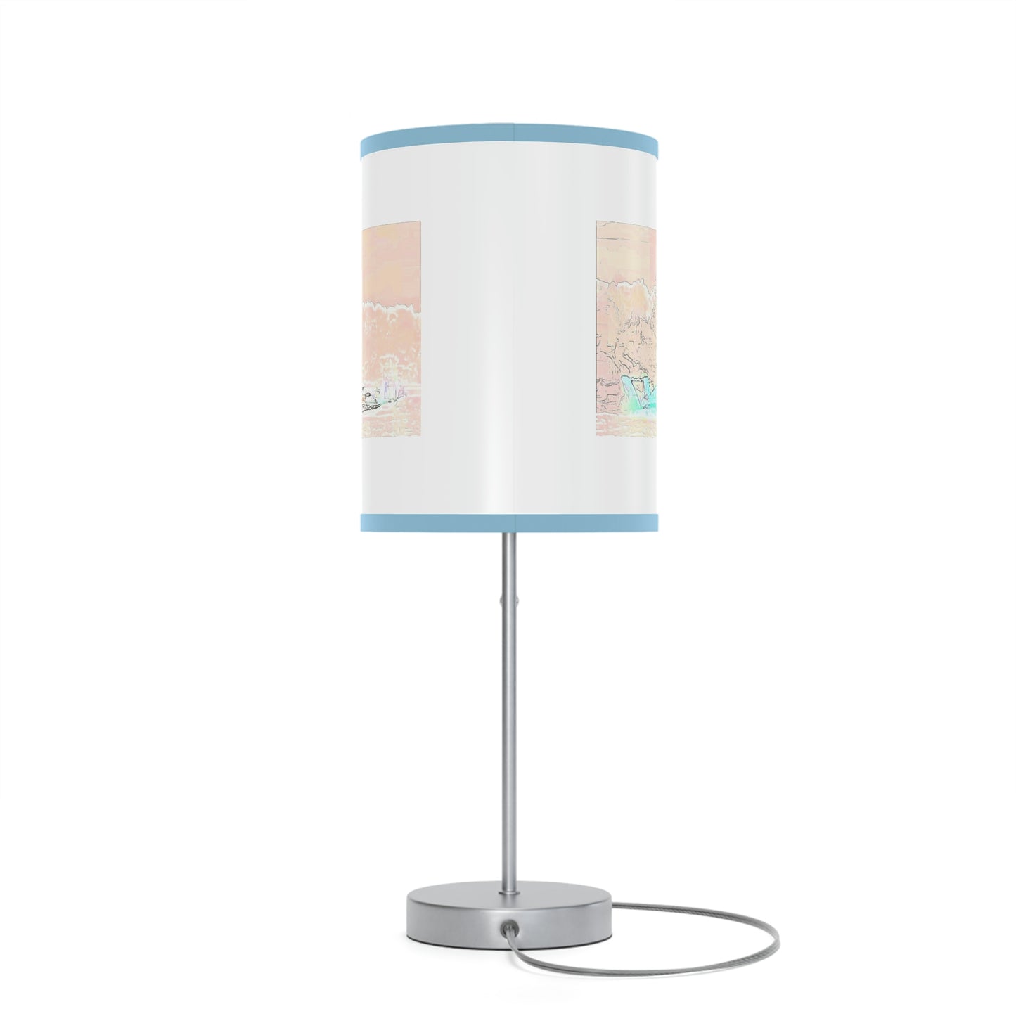 Lamp on a Stand, US|CA plug ... Seattle Columbia Cup On Lake Washington ... "Dave Wilcox Heads For The Win" ... Associate Gift-Photo ... Original Works ...