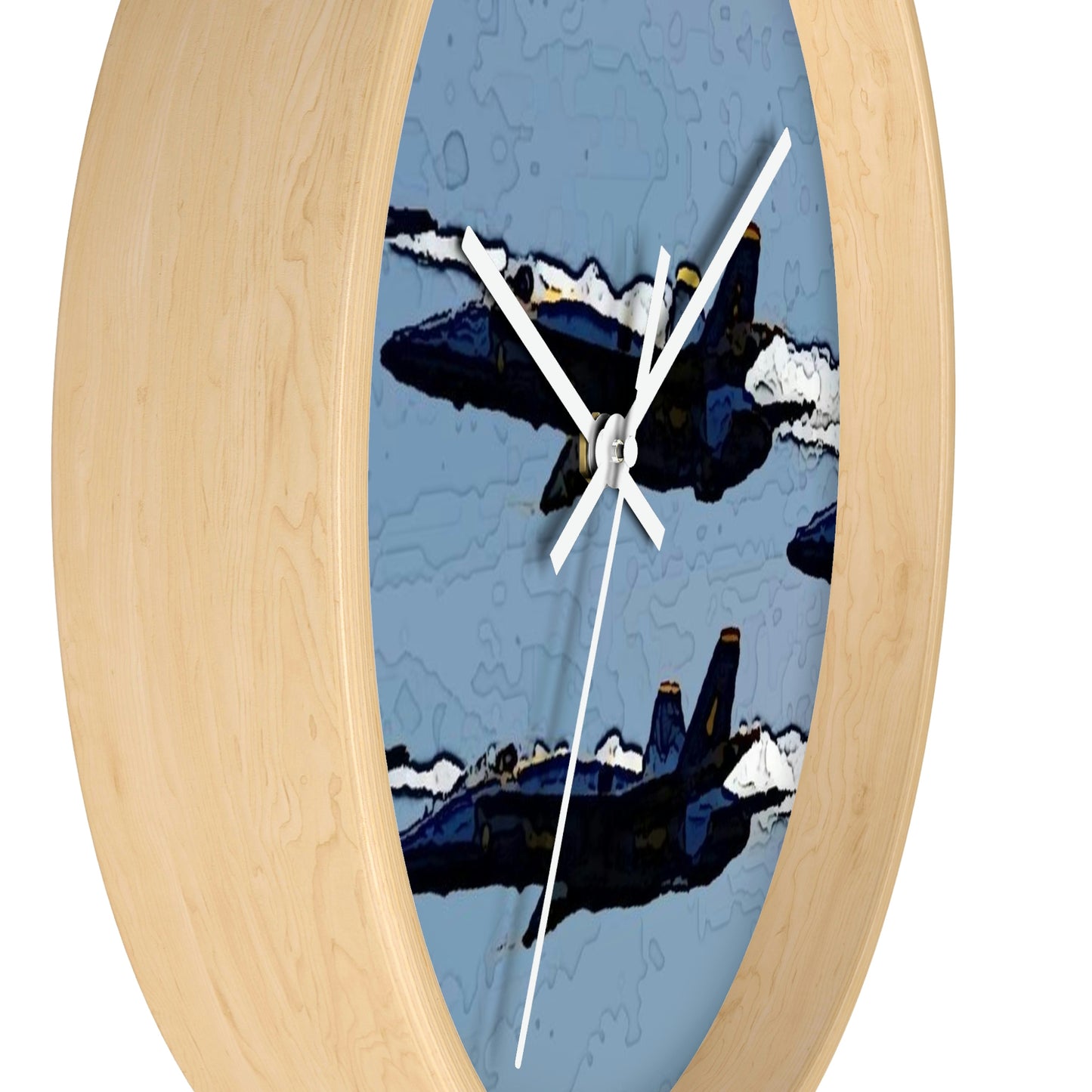 Wall clock ... Seattle Seafair ..."Blue Angels Run Over Lake Washington" ... Circa Mid 1980's ... Dr FJ Holt ... Original Works ...