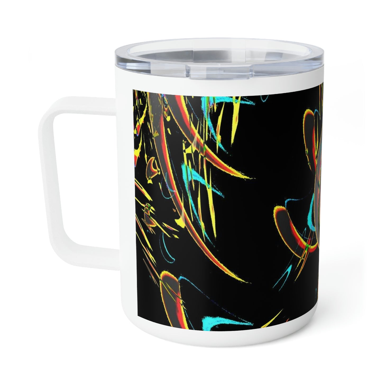 Insulated Coffee Mug, 10oz ... "Waning Moon" ... Central Idaho ... October 2022 ... Rendering Time: 22 Hours ... Original Works ...