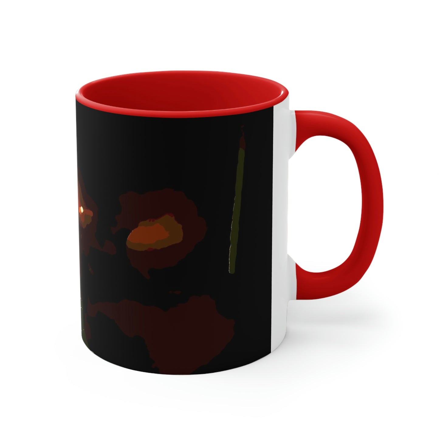 Accent Coffee Mug, 11oz ... Ruger .357 Magnum Early-Morning-Target-Practice ... 'Circa April 2022' ... Original Works ...