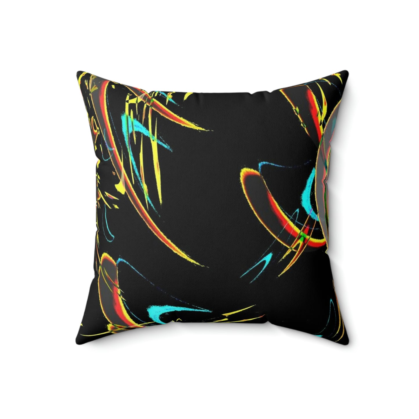 Spun Polyester Square Pillow ... "Waning Moon" ... Central Idaho ... October 2022 ... Rendering Time: 22 Hours ... Original Works ...