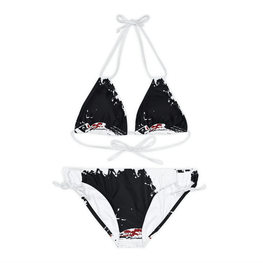 Strappy Bikini Set ... Seattle Columbia Cup On Lake Washington ... "Dave Wilcox Heads For The Win" ... Associate Gift-Photo ... Original Works ...