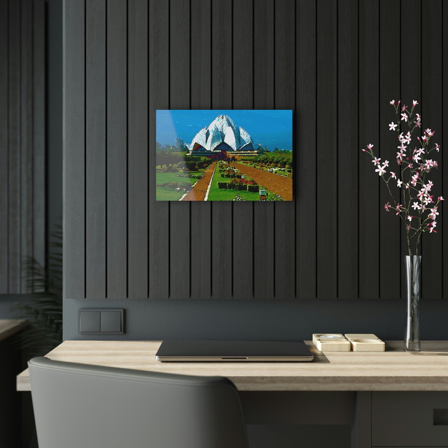 Acrylic Prints ... 'Bahai'i House-Of-Worship' ... "Lotus Temple: Delhi, India, 2008" ... Original Works ...