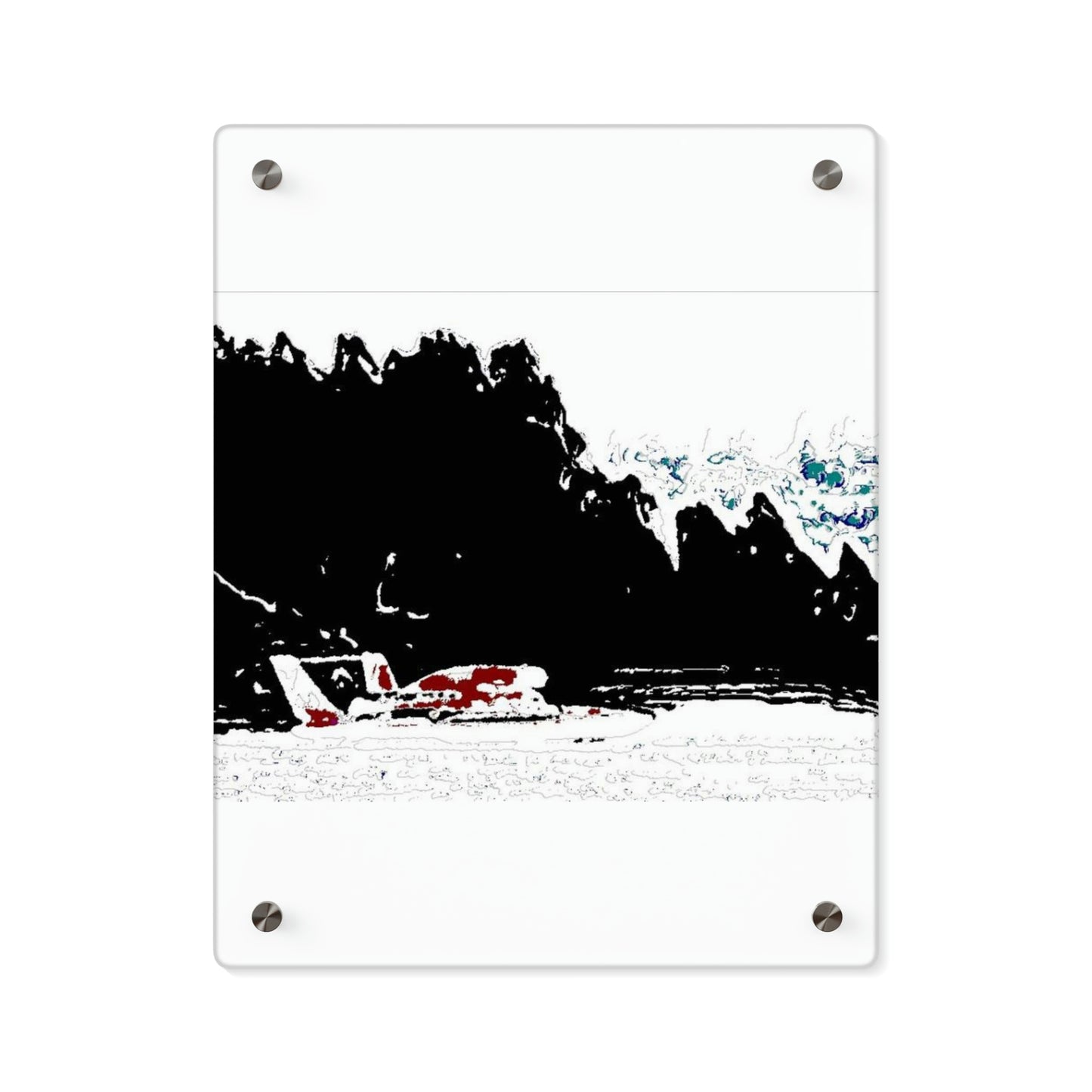 Acrylic Wall Art Panels ... Seattle Columbia Cup On Lake Washington ... "Dave Wilcox Heads For The Win" ... Associate Gift-Photo ... Original Works ...