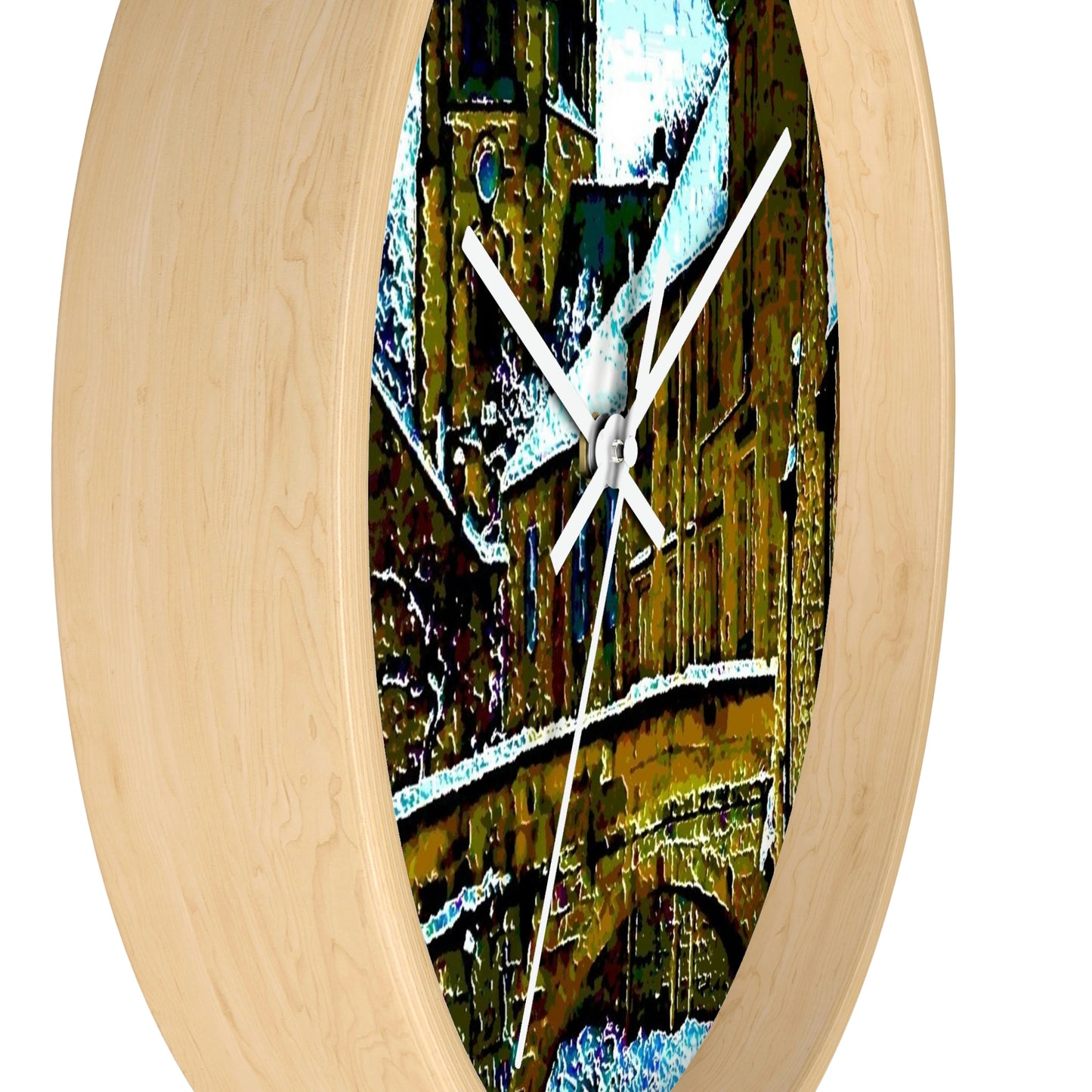 Wall clock ... Walikng The Streets & Alleys ... 'Strolling The Canals ... '  ... Original Works  ...