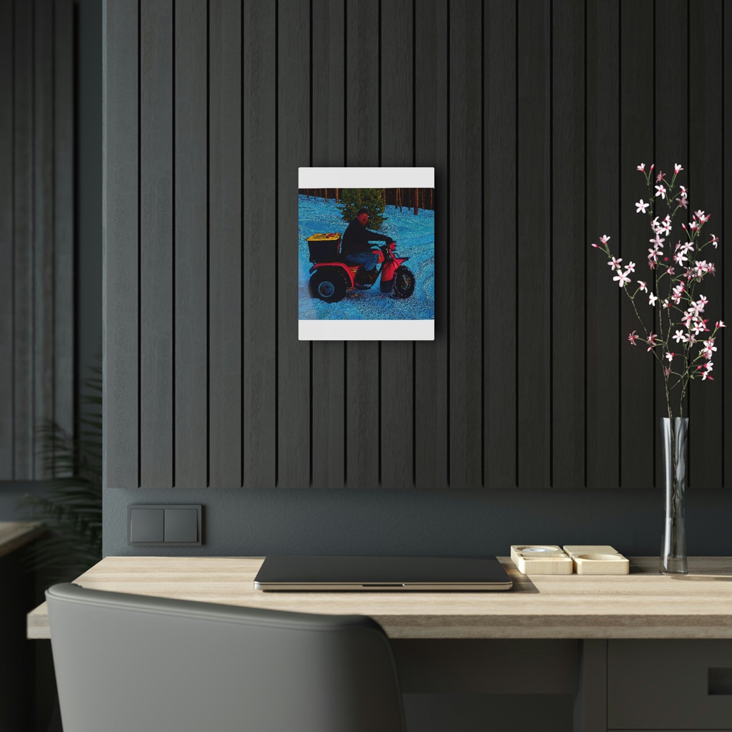Acrylic Prints ... There's 2-Wheelin ... There's 4-Wheelin ... 'And-Of-Course' ... "There's 3-Wheelin-In-The-Snow" ...  Original Works ...