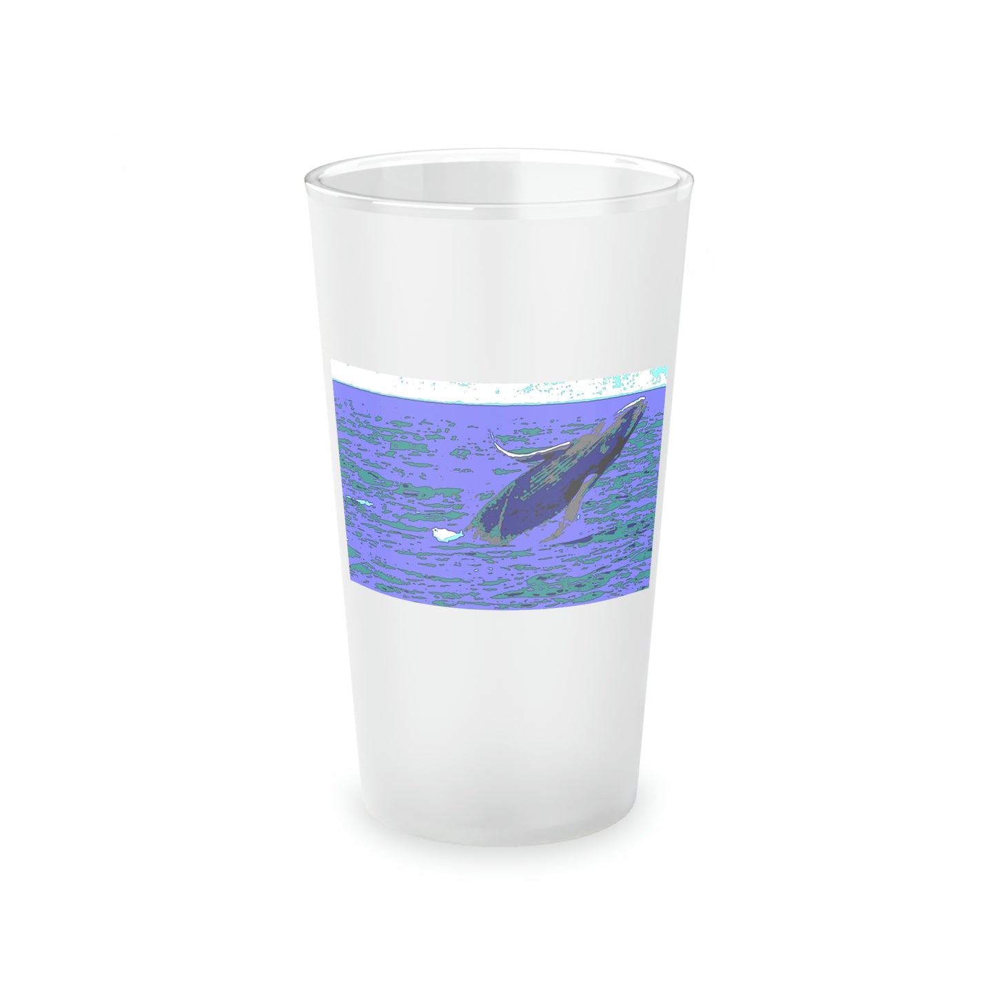 Frosted Pint Glass, 16oz ... Baby Humpback Breaching ... Maui, HI: April 2022 ... "Family Archives: KPH" ... Original Works ...