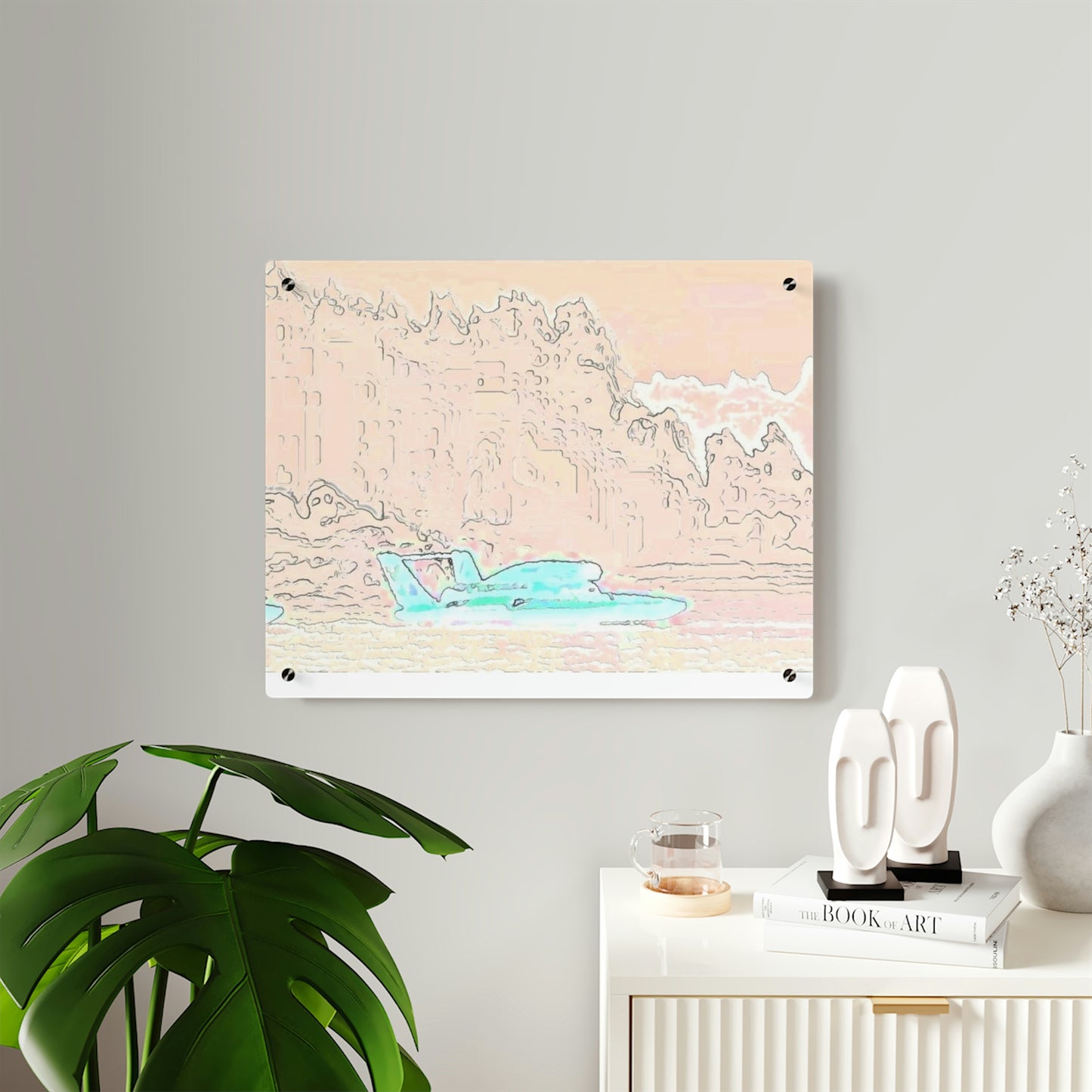 Acrylic Wall Art Panels ... Seattle Columbia Cup On Lake Washington ... "Dave Wilcox Heads For The Win" ... Associate Gift-Photo ... Original Works ...
