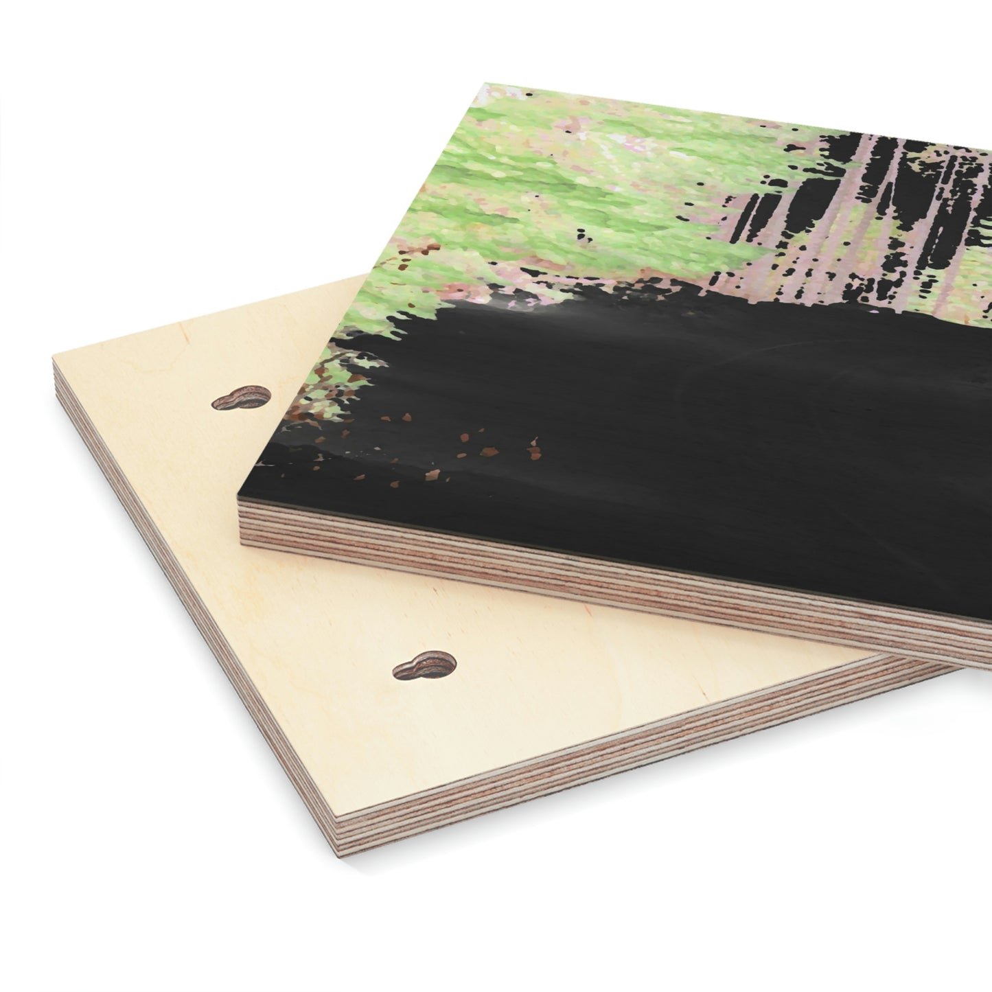 Wood Canvas ... A Snowbound, Winding, Mountain Road ... 'Christmas Day 2022' ... Idaho, USA