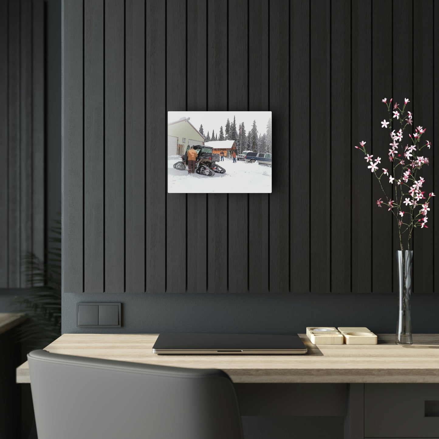 Acrylic Prints ... Happy Hour ... "Townsfolk Come Together Helping & Socializing" ... Mail Depot ... Circa Nov22 ... Original Works ...