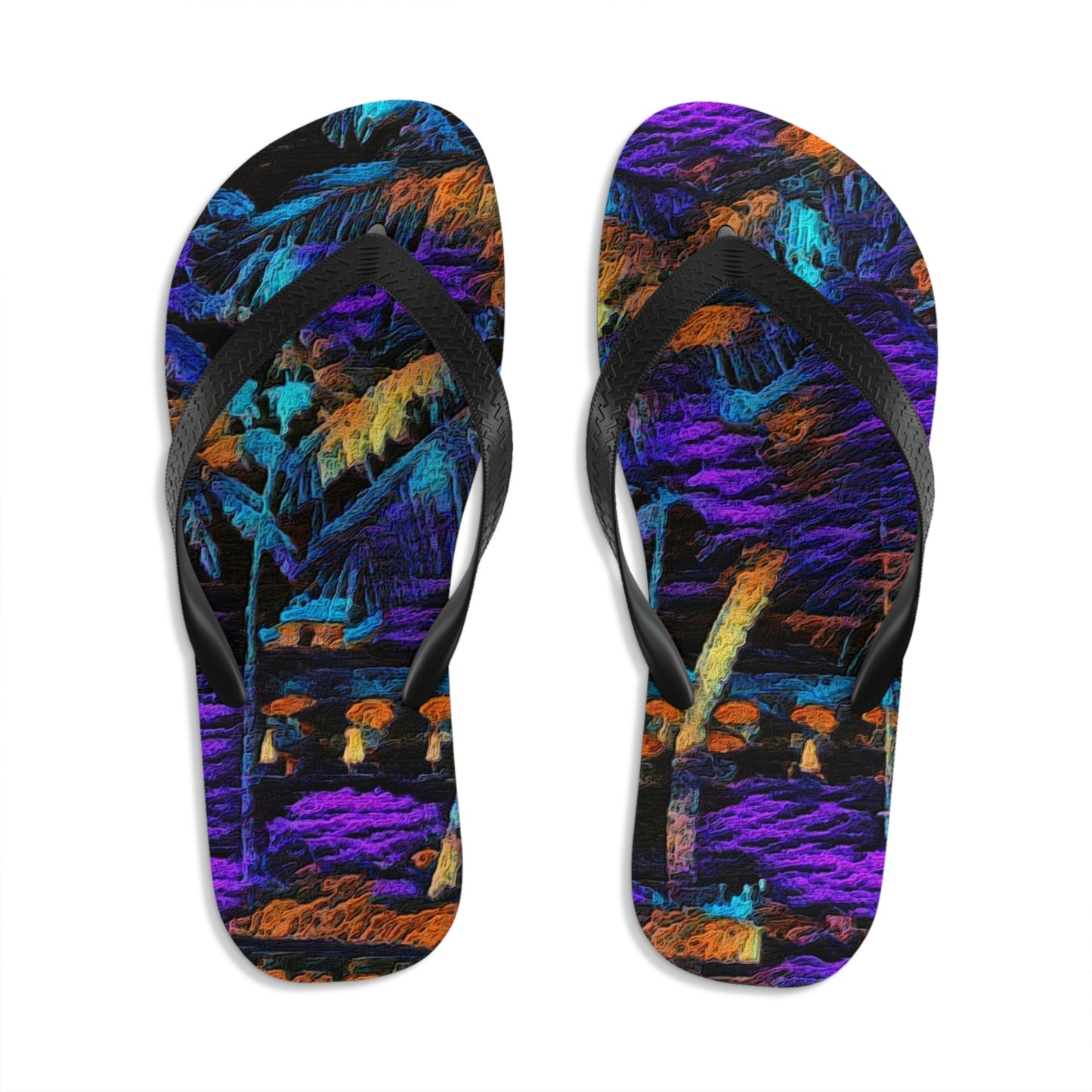 Unisex Flip-Flops ... "The Royal Hawai'ian: Waikiki Beach_Beach" ... Honolulu, HI ... Ocotber 2014 (Halloween) ... Original Works ...