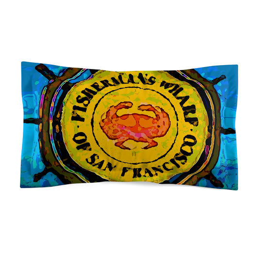 Microfiber Pillow Sham ... "No.9 Fishermen's Grotto - Fishermen's Wharf, SF, California" ... Family Archives: 1970's ... Original Works ...