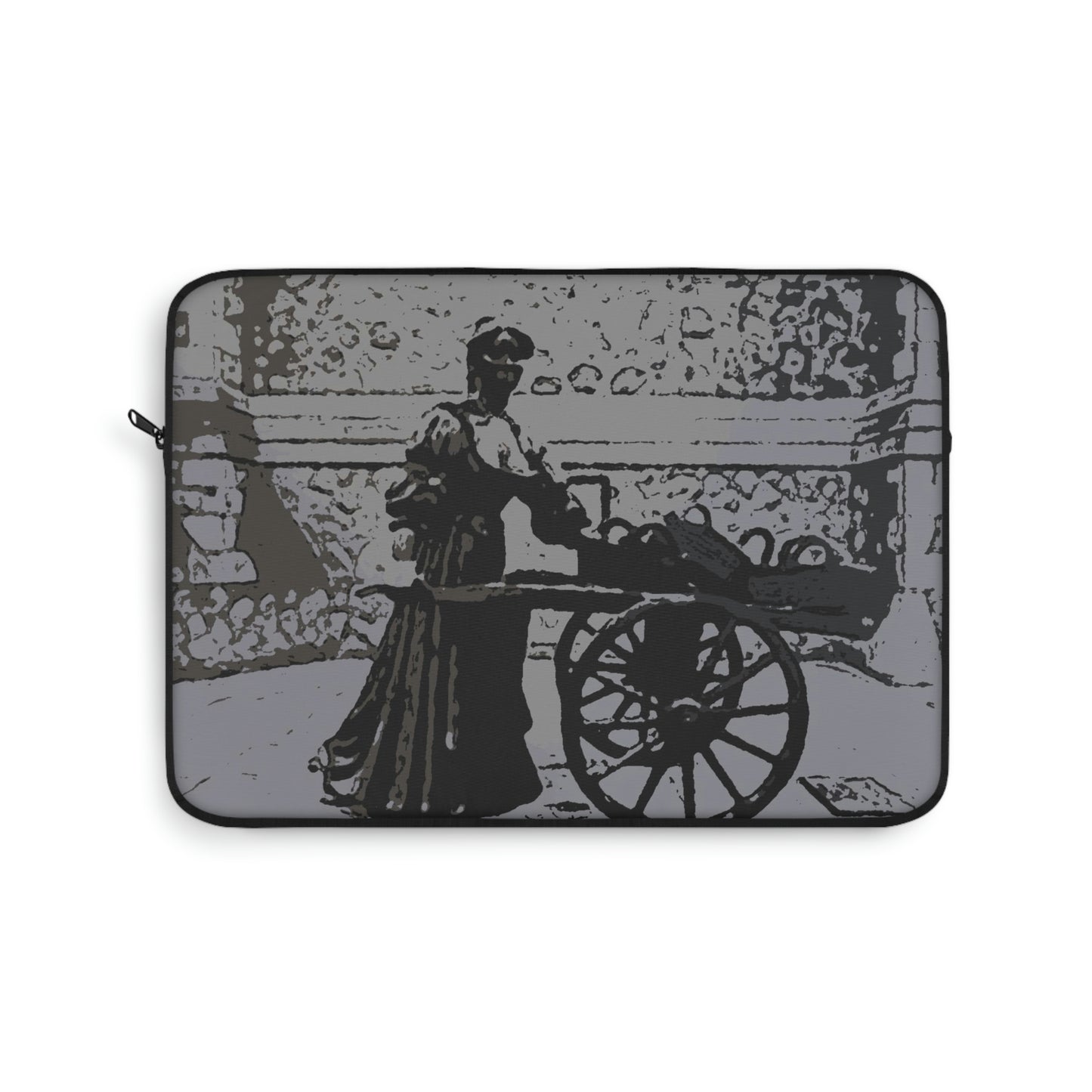 Laptop Sleeve ... Dublin's "Molly Malone Along Grafton Street" ... Cryin' Cockels & Muscles Alive-Alive-Oh ... Circa 2003 ... Original Works ...