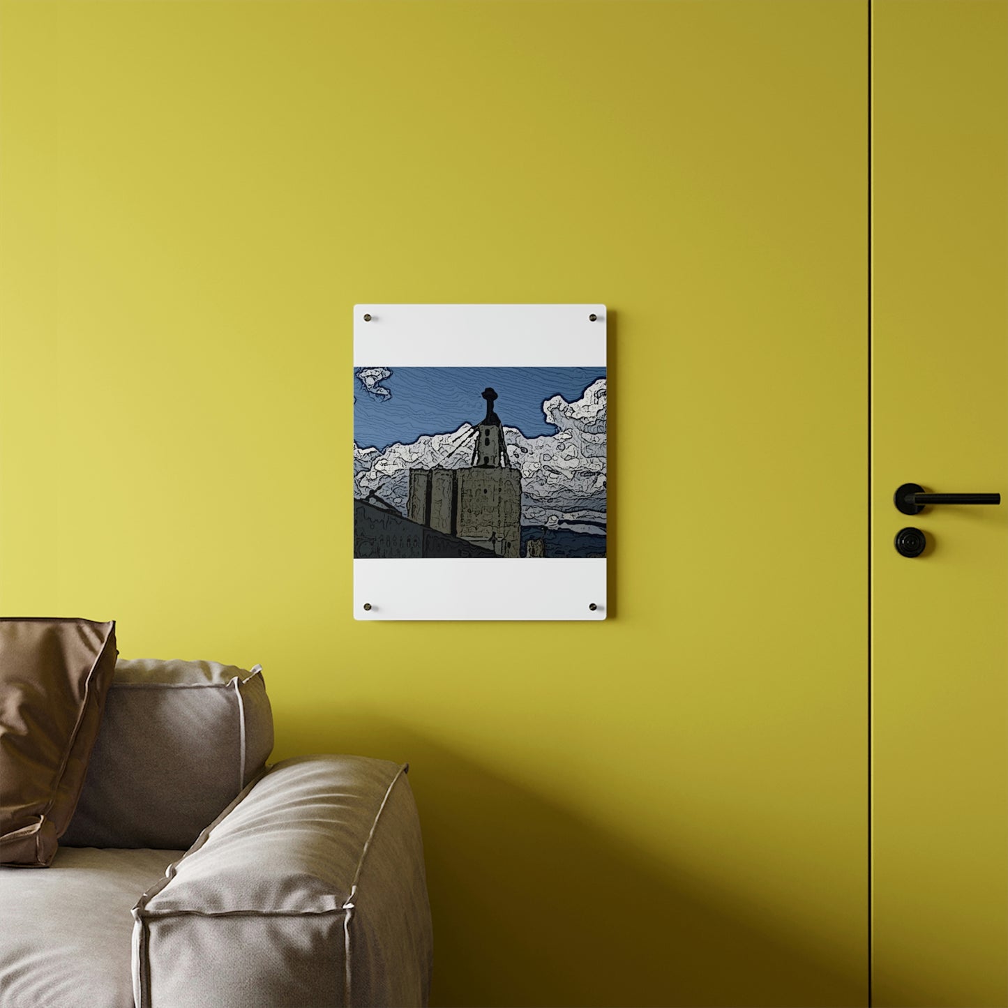 Acrylic Wall Art Panels ... "ICP: Idaho County Propane ... 'Production Facilities Grangeville, Idaho' ... "  Original Works: Rendering Time: 10 Hours ...