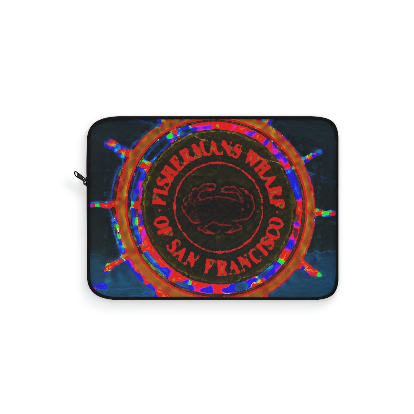 Laptop Sleeve ...  "No.9 Fishermen's Grotto - Fishermen's Wharf, SF, California" ... Family Archives: 1970's ... Original Works ...