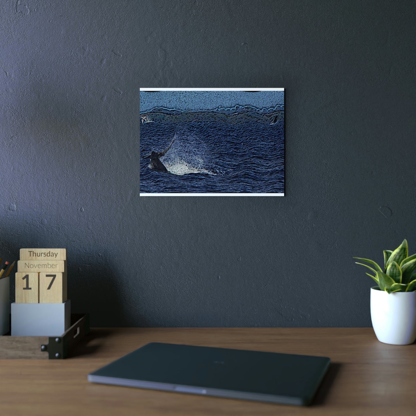 Aluminum Composite Panels ... "The Humpbacks Of Maui_3" ... 'It Takes Three' ... April Fools Day 2023 ... Family Archives (KPH) ... Original Works