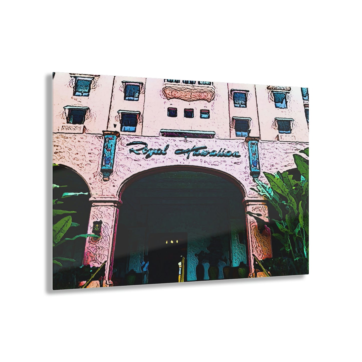 Acrylic Prints ...  "La Grande Entree" At: 'The Pink Palace' ... The Royal Hawai'ian ... Honolulu, HI ... '27Oct2014' ... Original Works ...