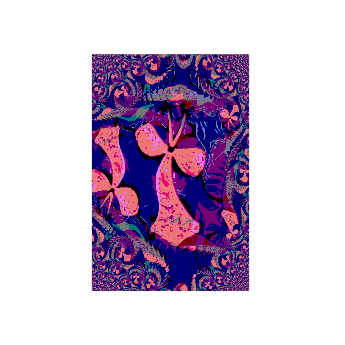 Aluminum Composite Panels ... "A Model's Showcase & Photo-Shoot" ... 'Pink, Purple, Blue ... Pink, Purple, Blue' ... Fractals & Illusions ... Circa Dec 2022 ... Client Portfolio ... Original Works ...