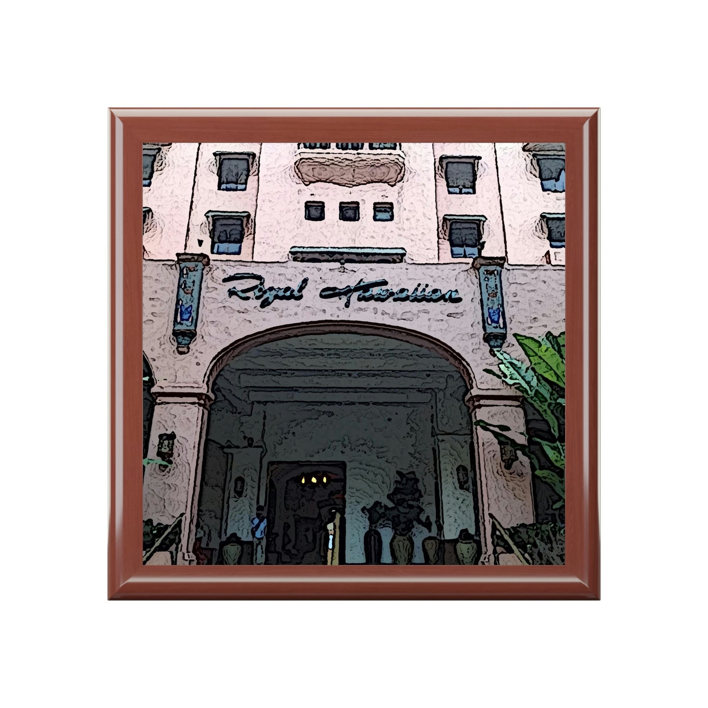 Jewelry Box ...  "La Grande Entree" At: 'The Pink Palace' ... The Royal Hawai'ian ... Honolulu, HI ... '27Oct2014' ... Original Works ...
