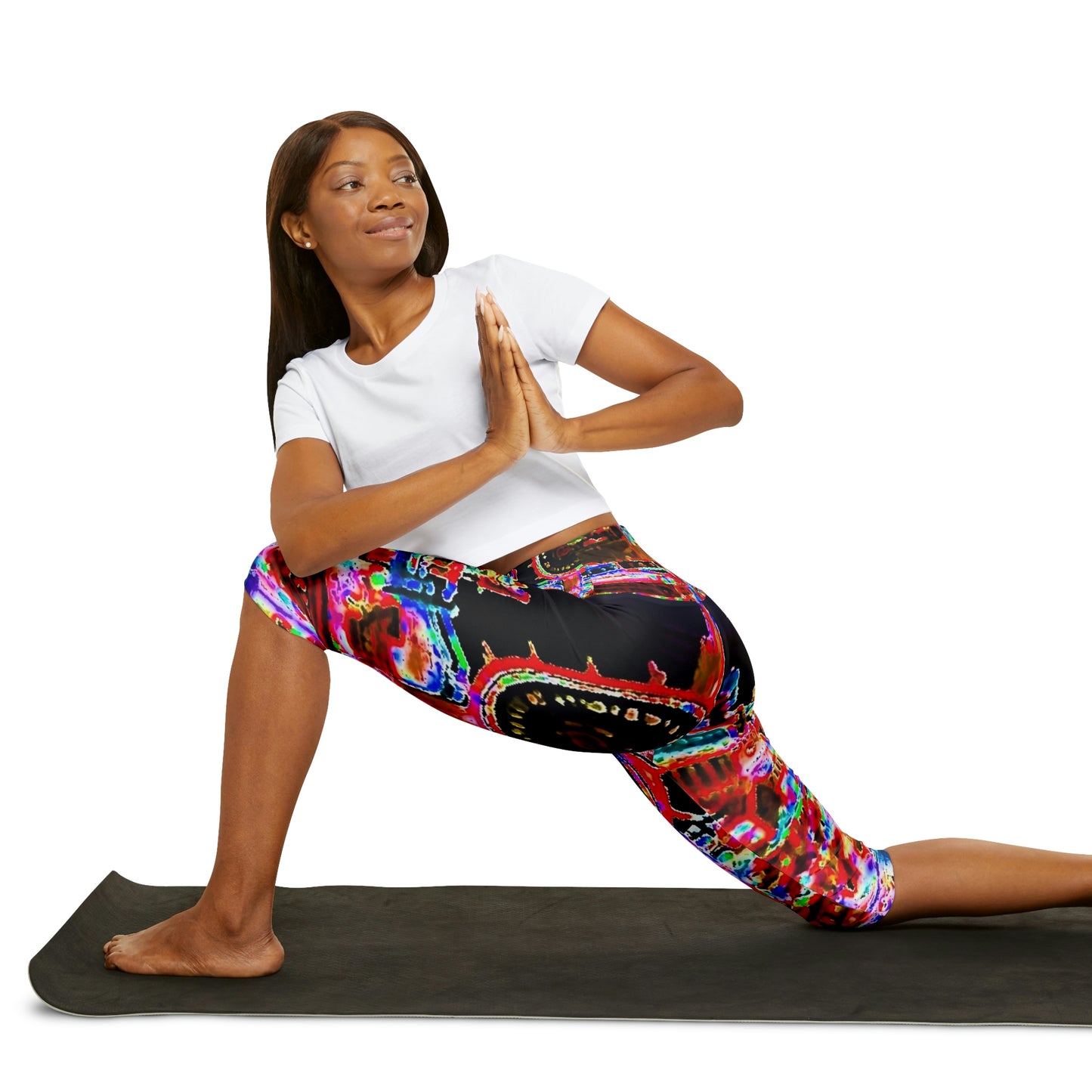 Yoga Capri Leggings ... "No.9 Fishermen's Grotto - Fishermen's Wharf, SF, California" ... Family Archives: 1970's ... Original Works ...