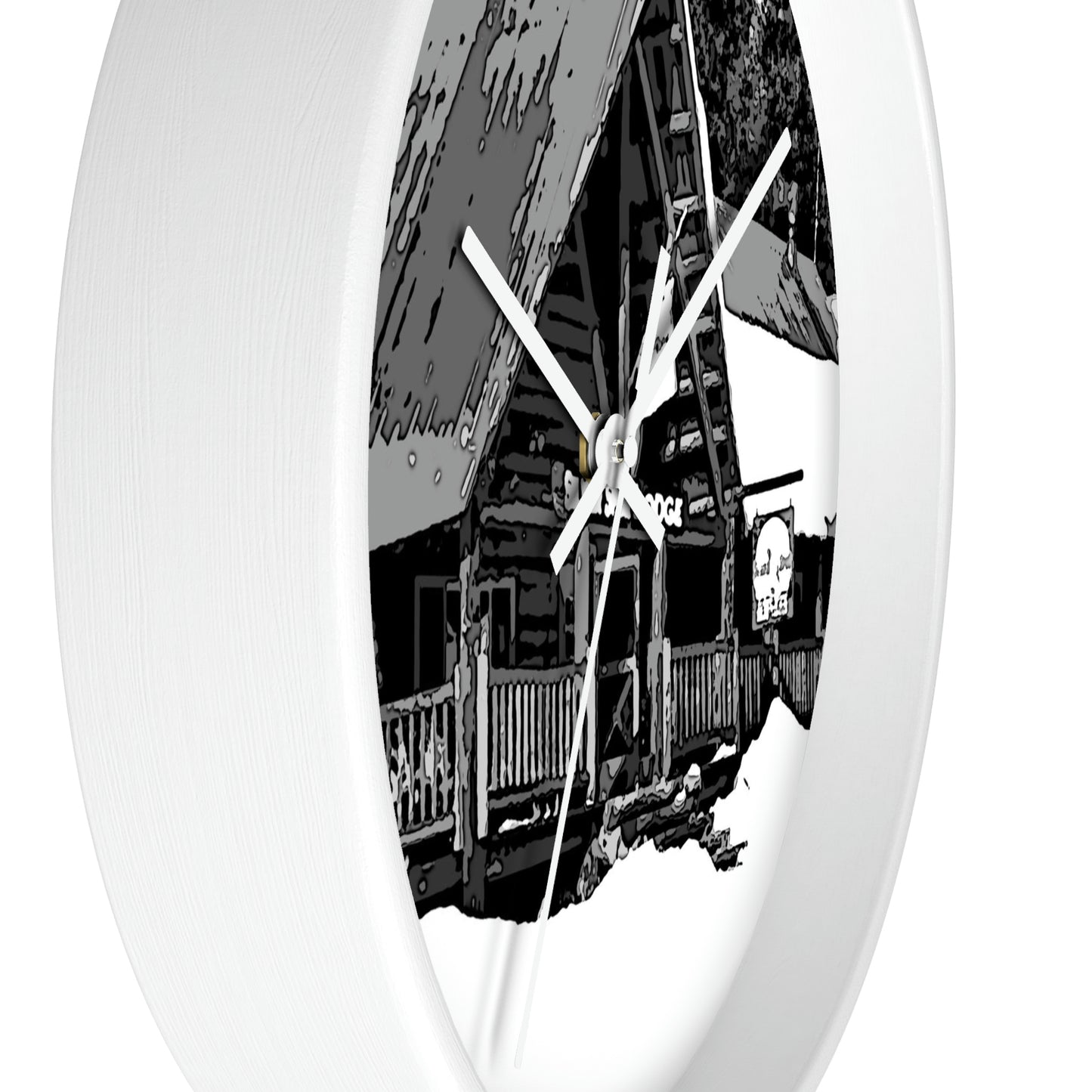 Wall clock ... A Beautiful Lodge & Back-Country Outfitter In A Mountain Town ... 'Dixie, Idaho, November 2022' ... Original Works ...
