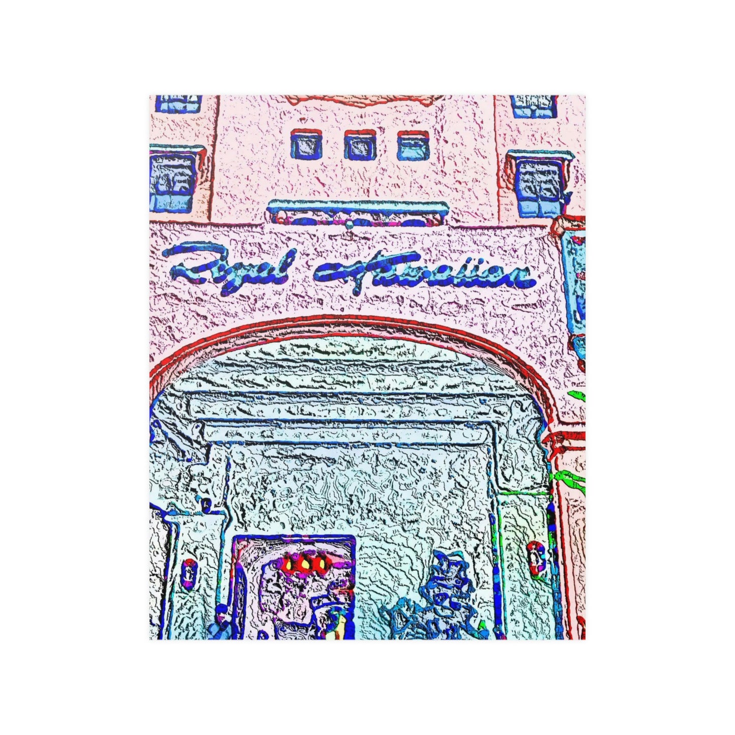 Satin Posters (210gsm) ... "La Grande Entree" At: 'The Pink Palace' ... The Royal Hawai'ian ... Honolulu, HI ... '27Oct2014' ... Original Works ...