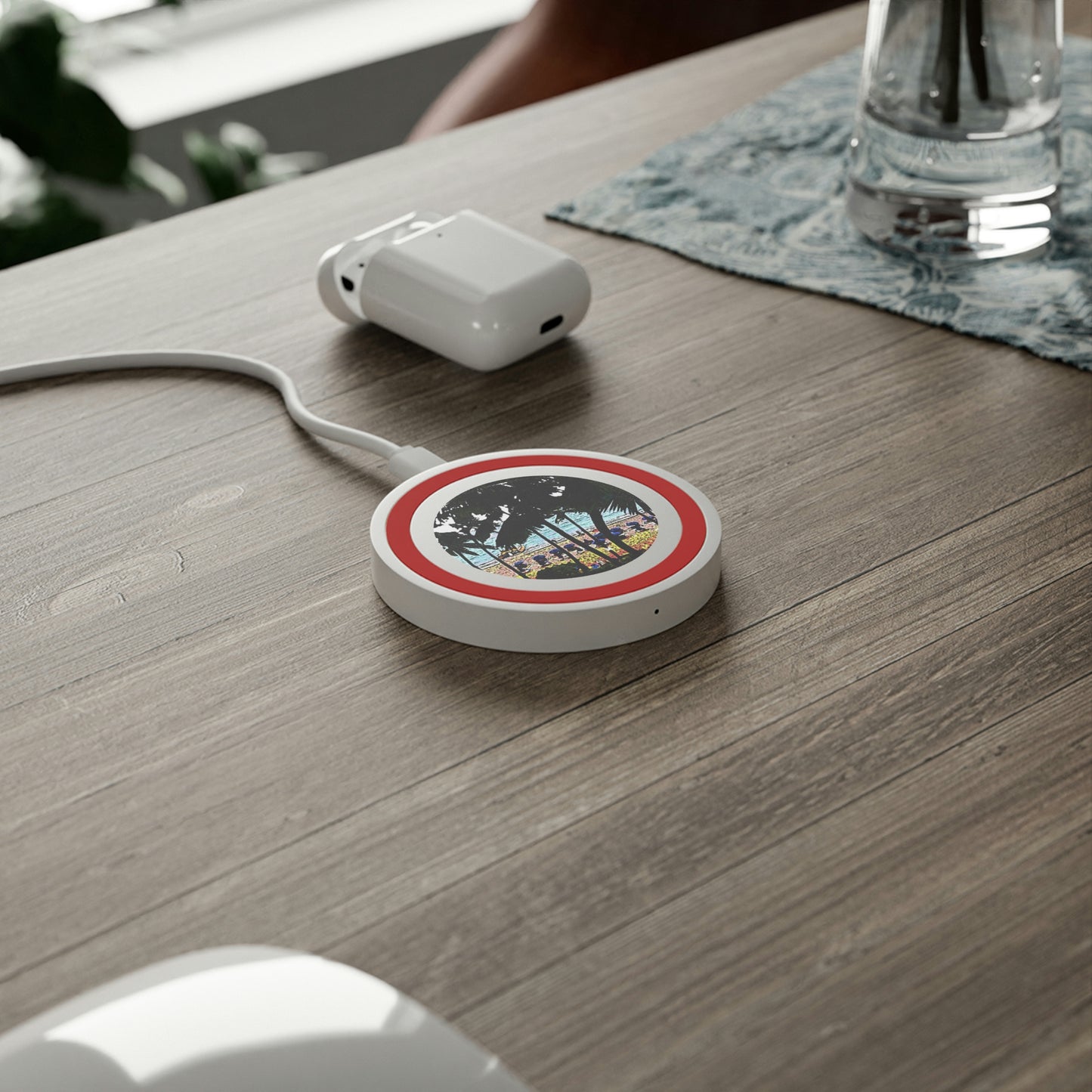 Quake Wireless Charging Pad ... "A Beautiful Beach Amongst The Palms" ... The Outrigger Waikiki, Honolulu, Oahu ... Original Works ...
