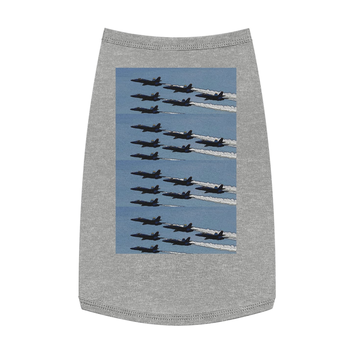Pet Tank Top ... Seattle Seafair ..."Blue Angels Run Over Lake Washington" ... Circa Mid 1980's ... Dr FJ Holt ... Original Works ...