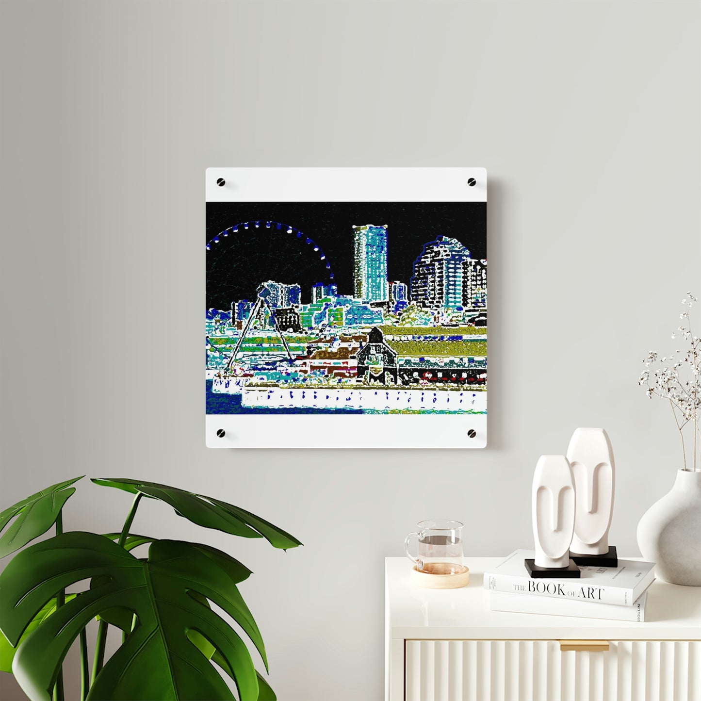 Acrylic Wall Art Panels ... That Classic Wheel ... 'Seattle's Wheel' ... & An Old Classic Waterside Vendors ...  'Family Archives' ... Original Works ...