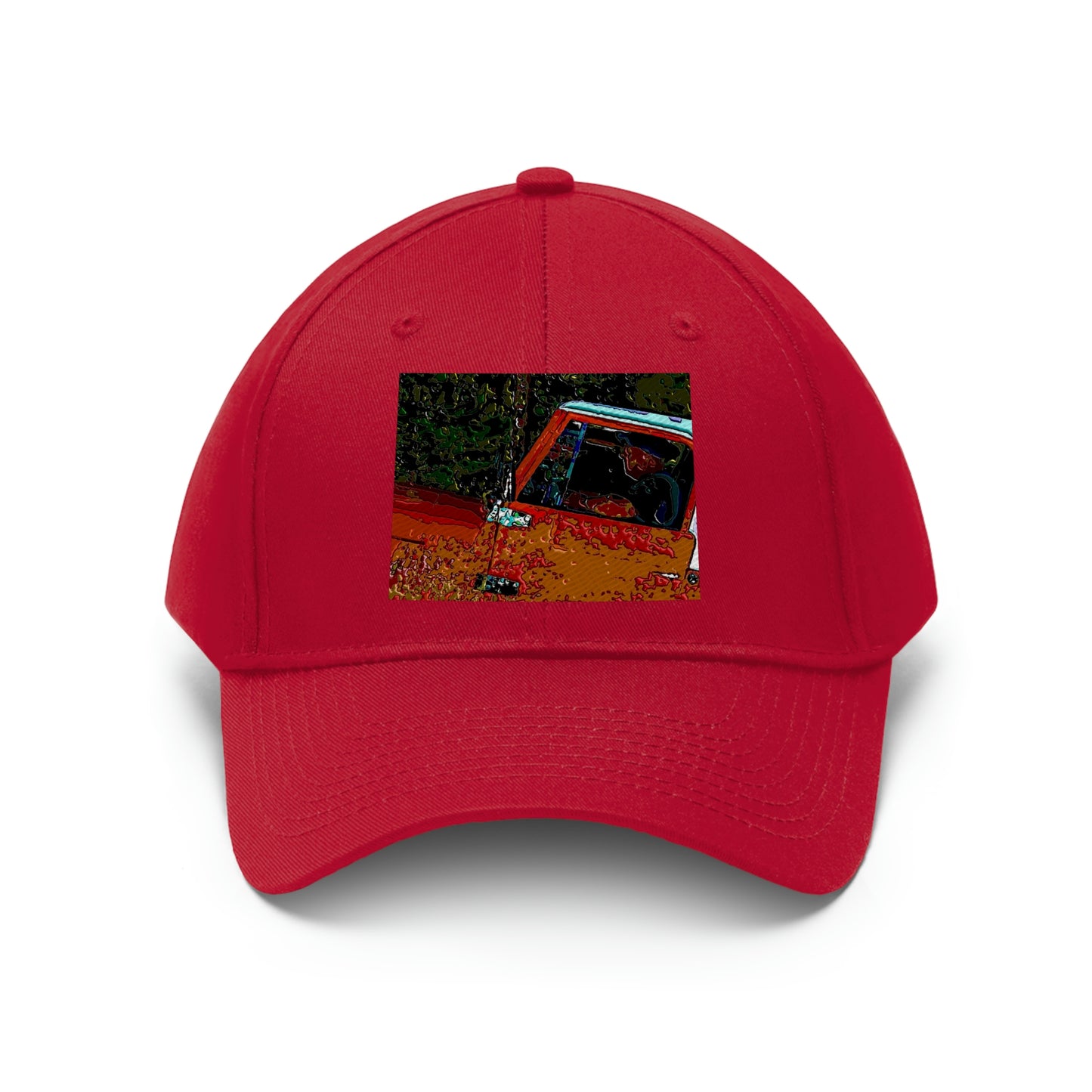 Unisex Twill Hat ... How-To-Drive-Idaho's-Mountain_Roads ... "Like A Professional" ... "Truckin' Like The Doo-Dah-Man" ...