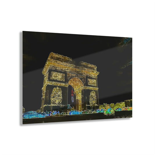 Acrylic Prints ... L'Arc de Triomphe ... 'Barbara Joan Bonnell-Holt Photo' ... Circa 1972 ... Oringinal Works ...
