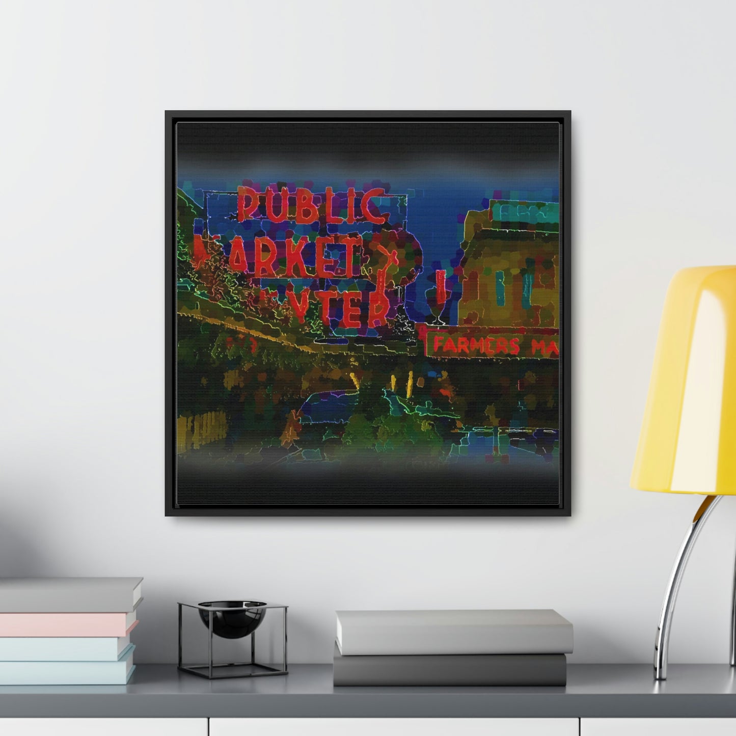 Gallery Canvas Wraps, Square Frame ... PPM: Pike Place Market ... Original Work ... Winter 2022 ...