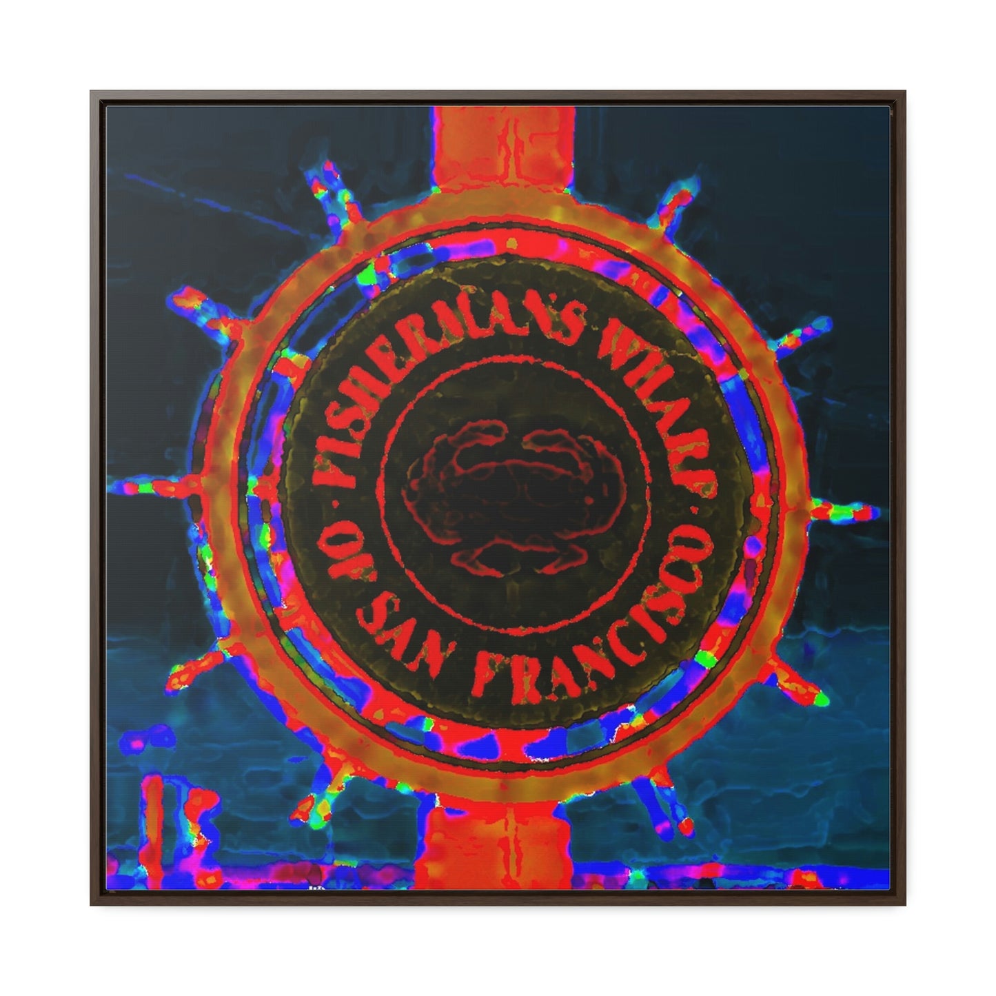 Gallery Canvas Wraps, Square Frame ... "No.9 Fishermen's Grotto - Fishermen's Wharf, SF, California" ... Family Archives: 1970's ... Original Works ...